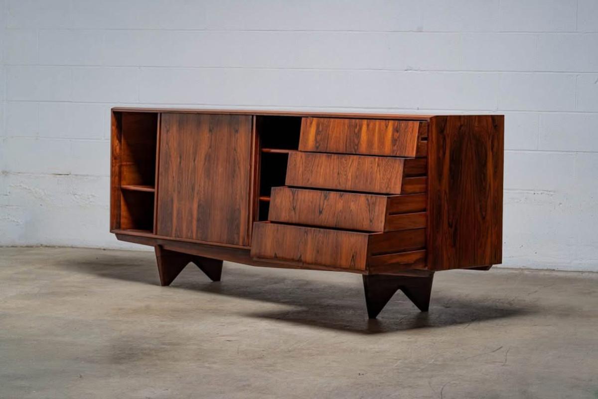 Rare 1950 Sideboard  Credenza by Hauner & Eisler for Forma For Sale 2
