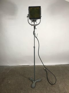 Rare 1950 Vintage Industrial 'Strand Electric Movie Theater Lamp, England