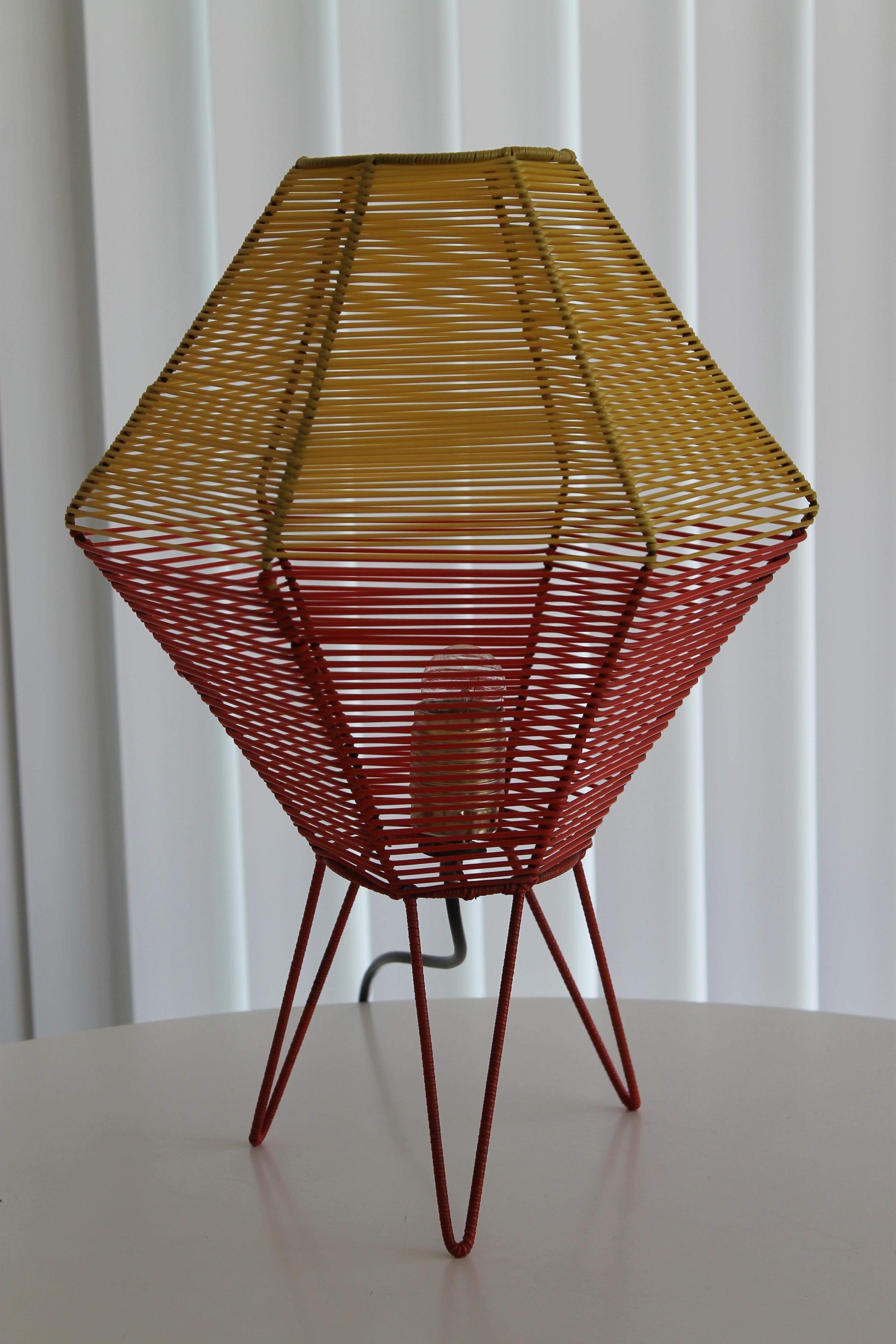 Rare 1950's Atomic Lamp, Germany In Good Condition For Sale In Palm Springs, CA