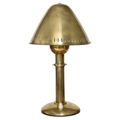 Rare 1950s Brass Table Lamp by ASEA Sweden