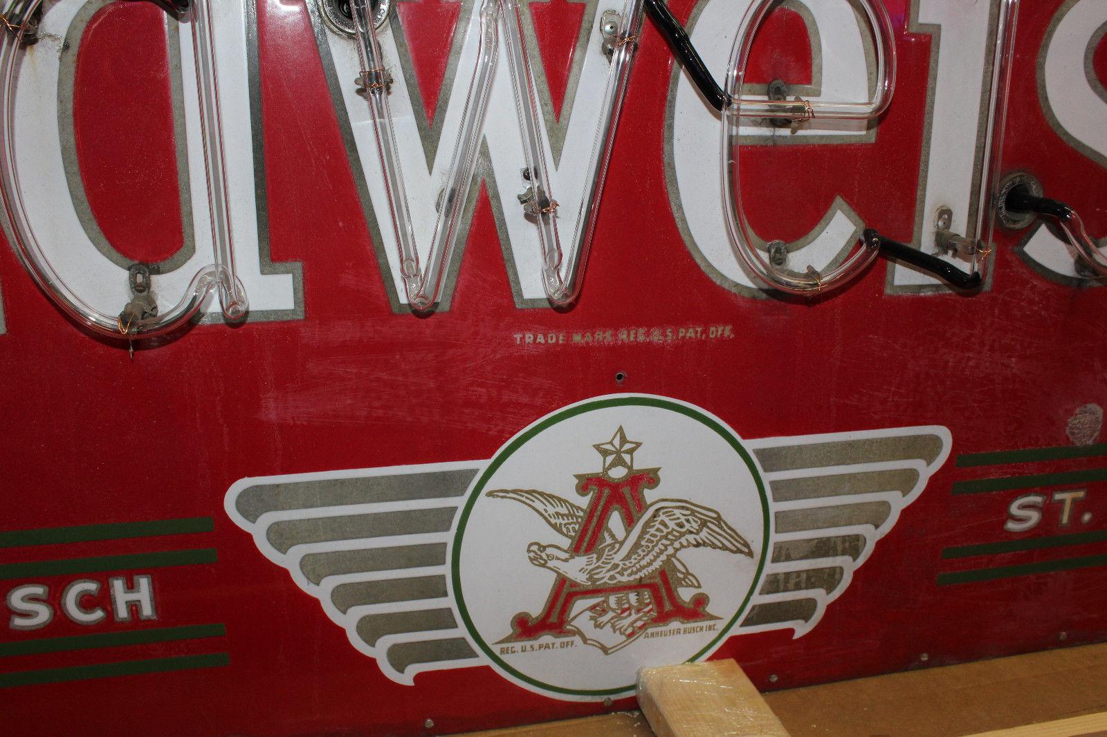 1950's budweiser signs