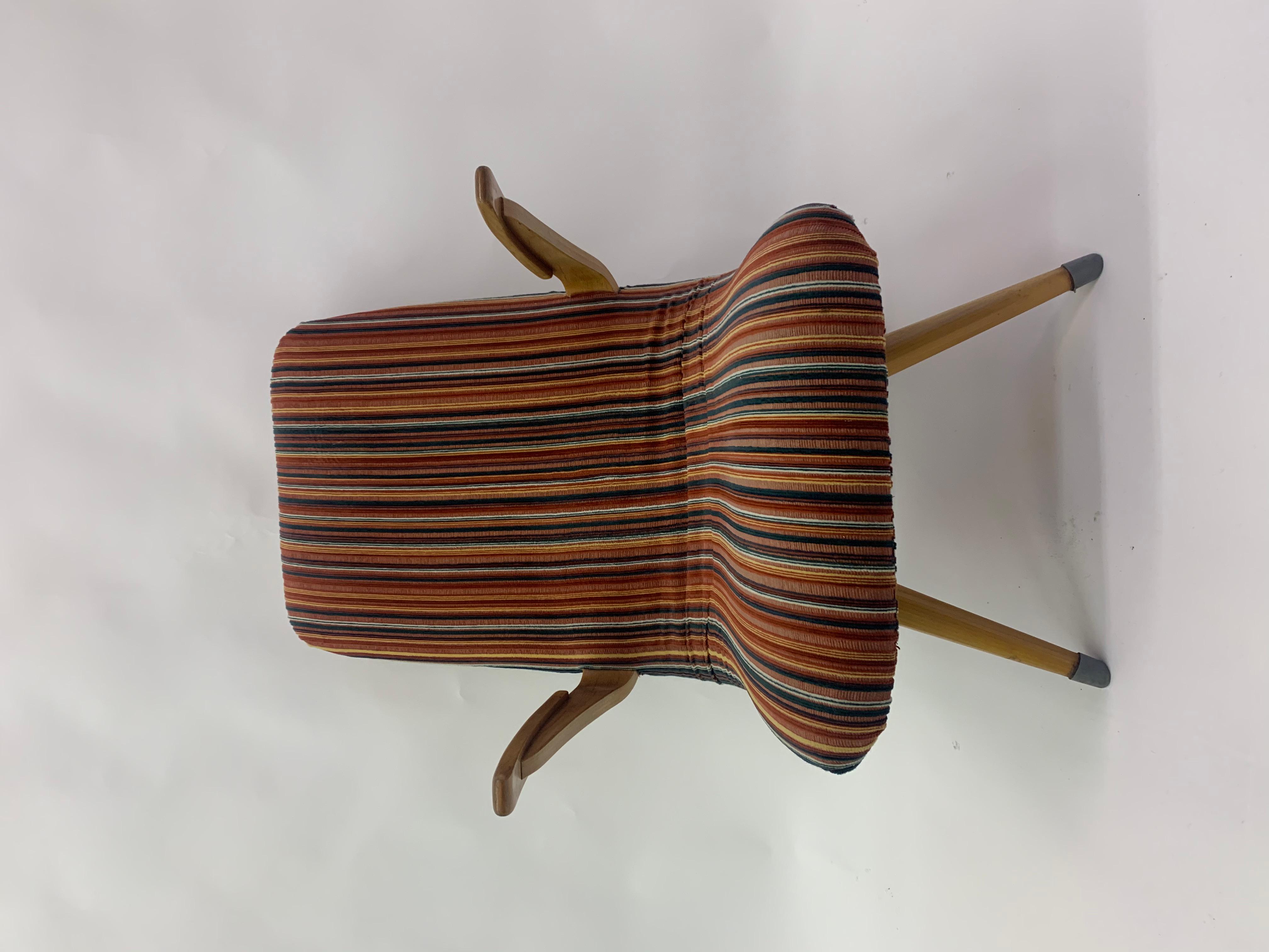 Rare 1950’s C Van Os, Culemborg Dutch Design Lounge Chair 9