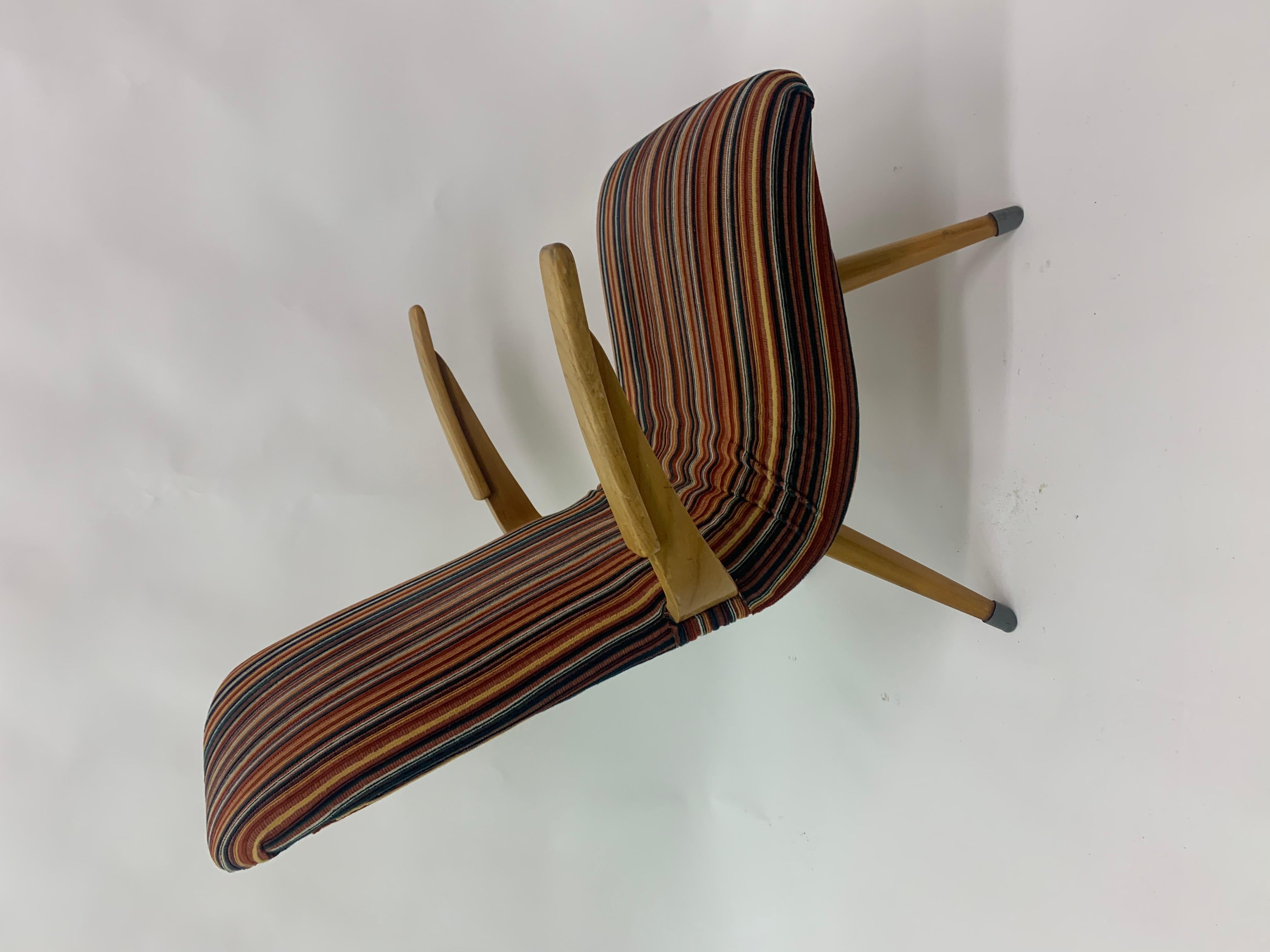 Mid-Century Modern Rare 1950’s C Van Os, Culemborg Dutch Design Lounge Chair