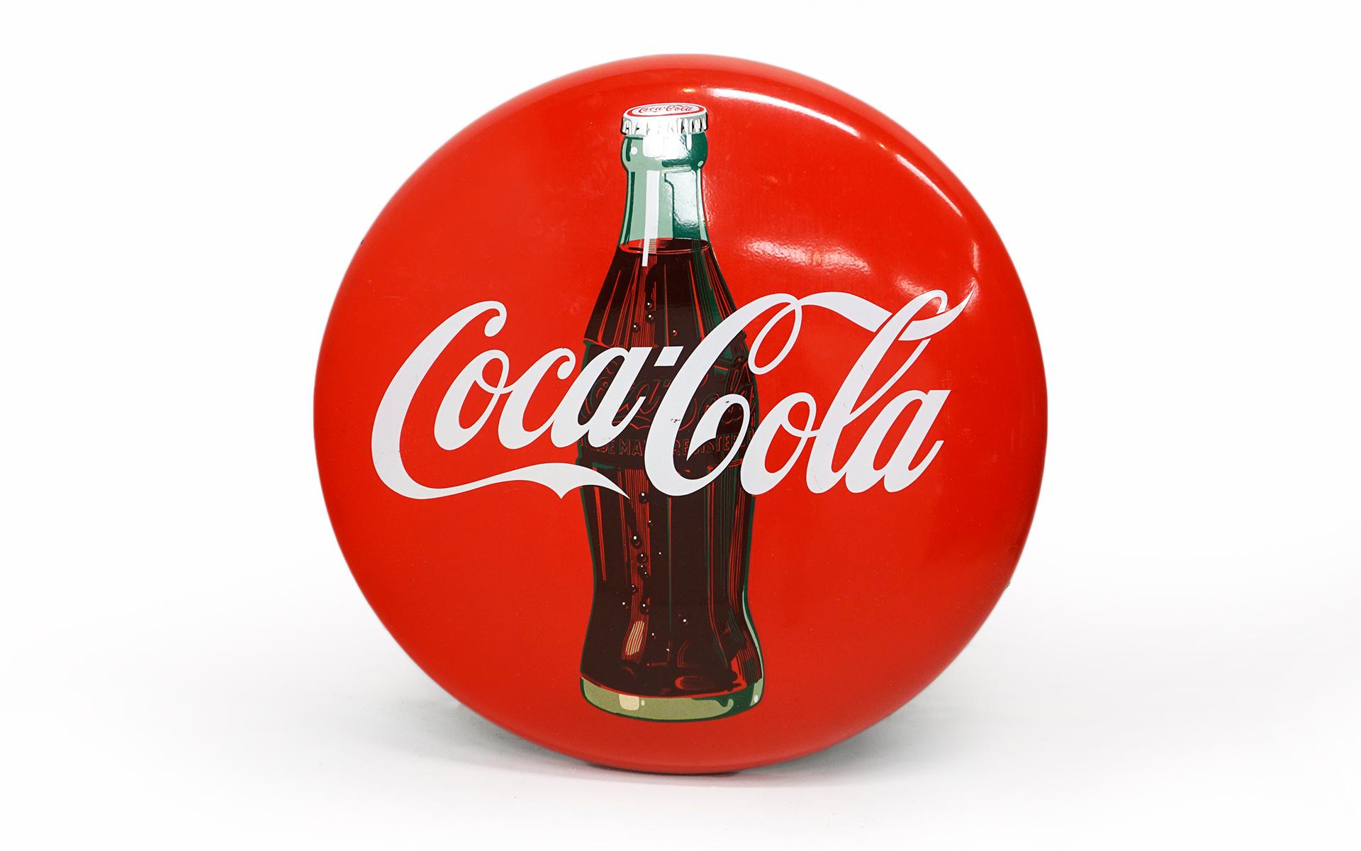 how to date a coca-cola button sign