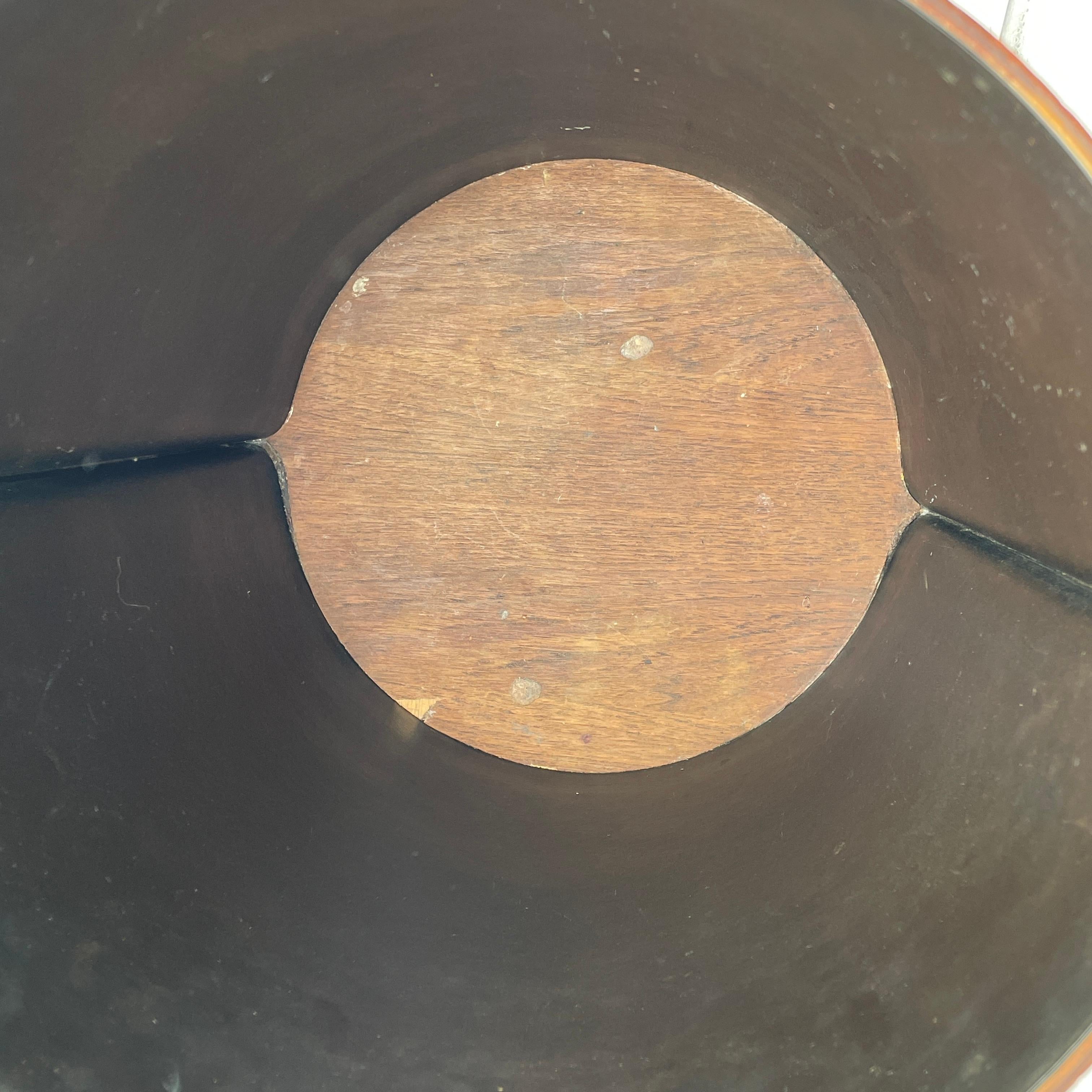 Rara papelera de oficina danesa de teca de los años 50 en venta 3