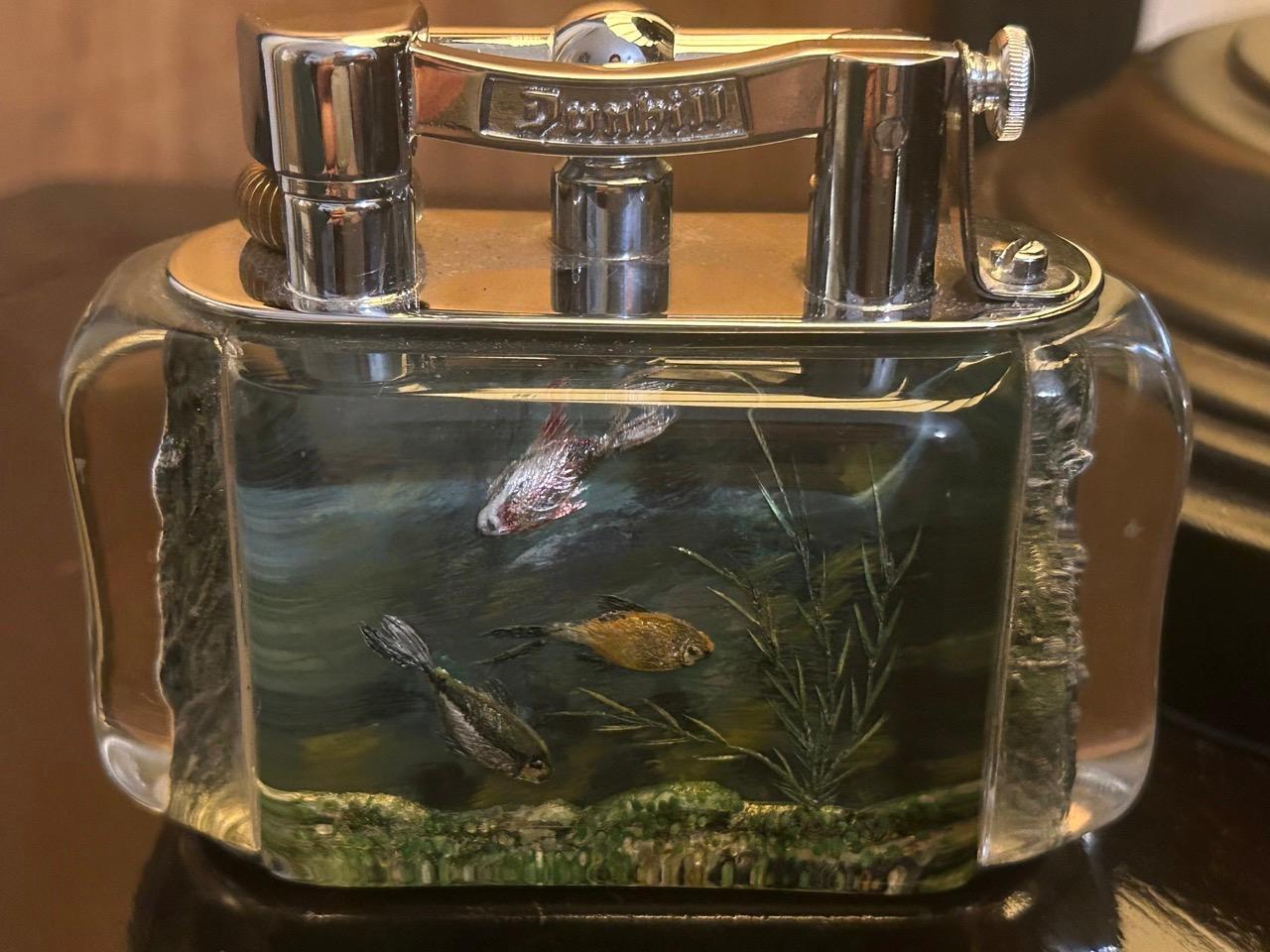 dunhill aquarium lighter for sale