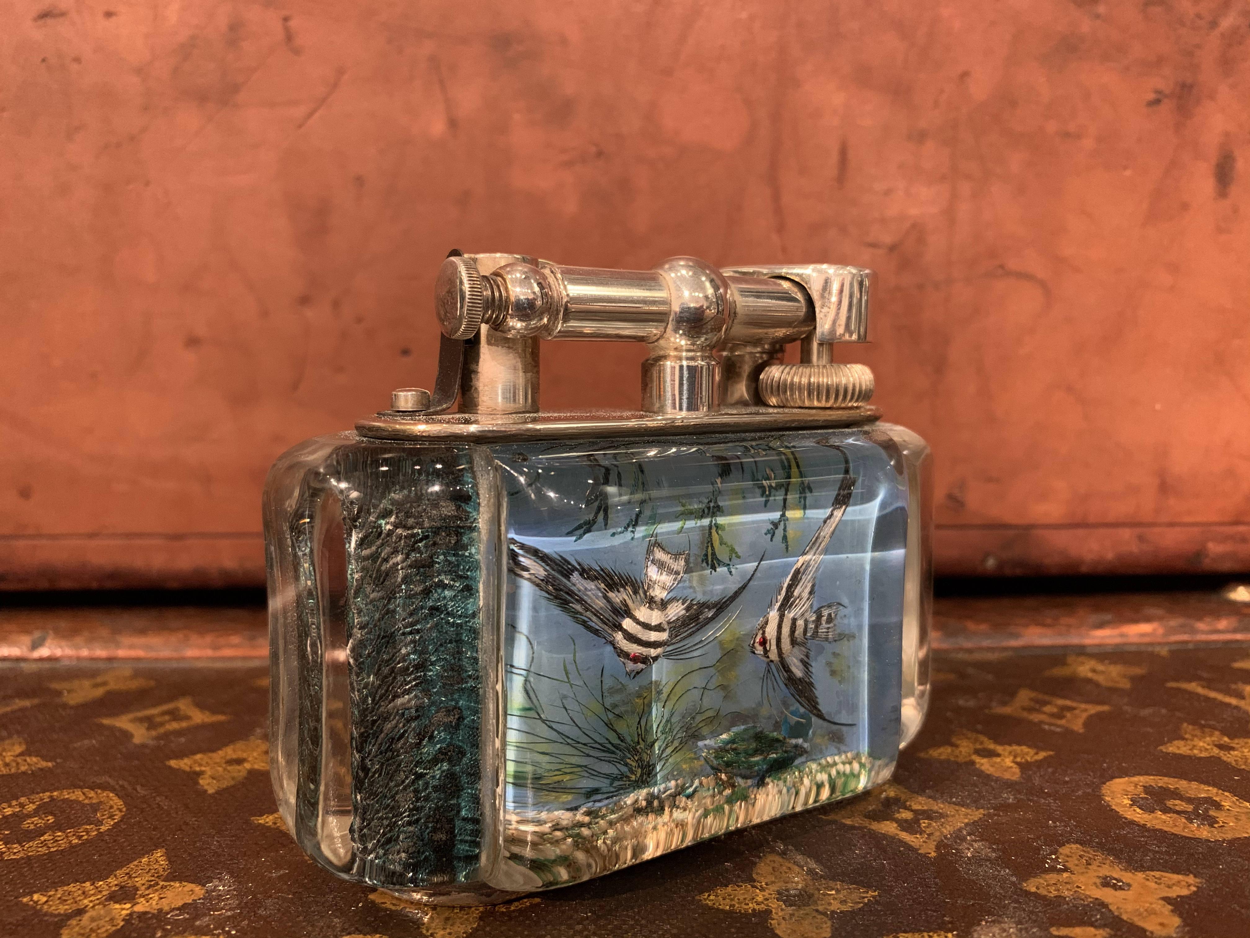 dunhill aquarium lighter for sale