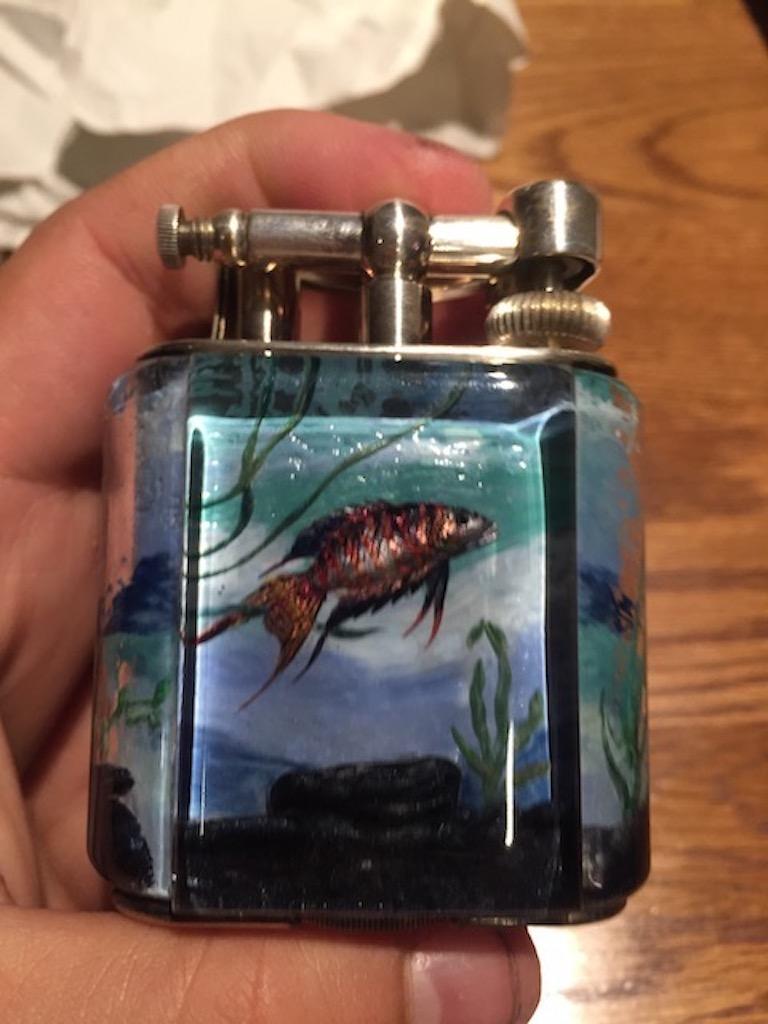 dunhill fish lighter