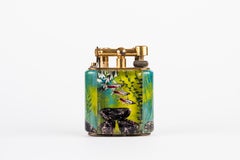 Rare 1950s Dunhill Aquarium Service Lighter, Gold Plated, Made in England