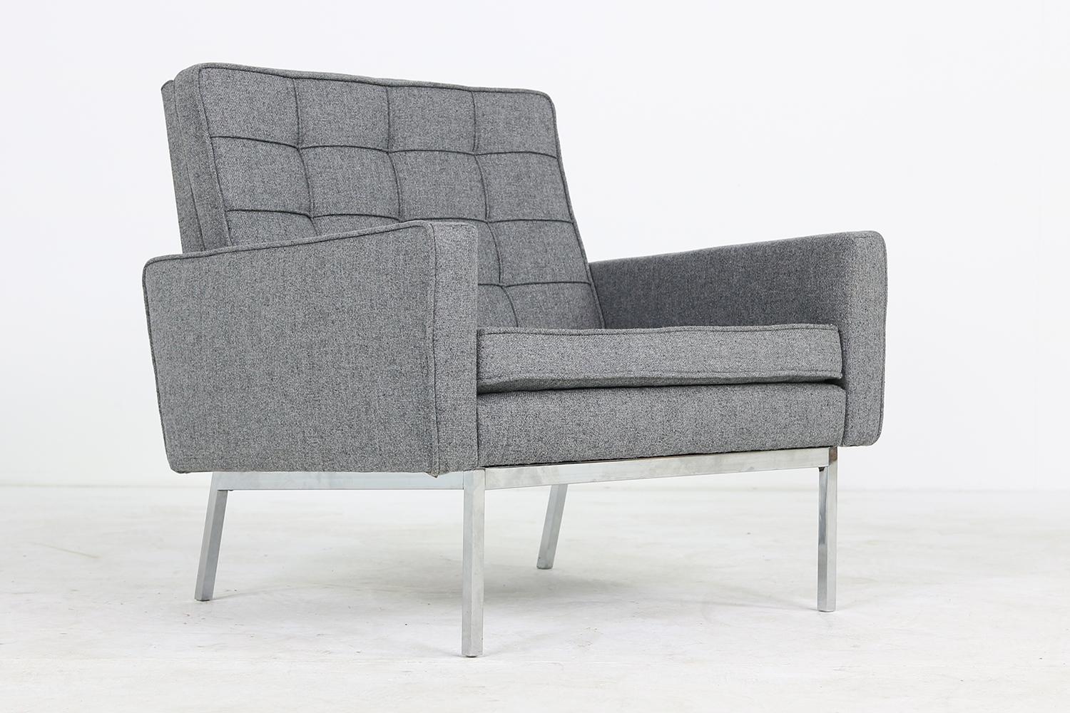 Mid-Century Modern Rare 1950s Florence Knoll Lounge Chair Mod. 65a Knoll International Armchair For Sale