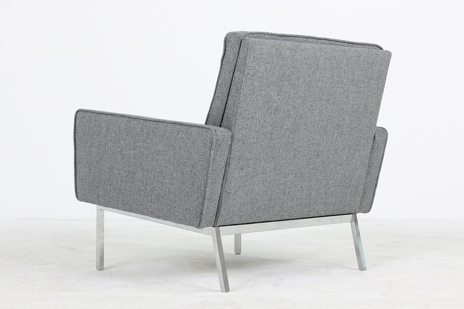 Rare 1950s Florence Knoll Lounge Chair Mod. 65a Knoll International Armchair In Good Condition For Sale In Hamminkeln, DE