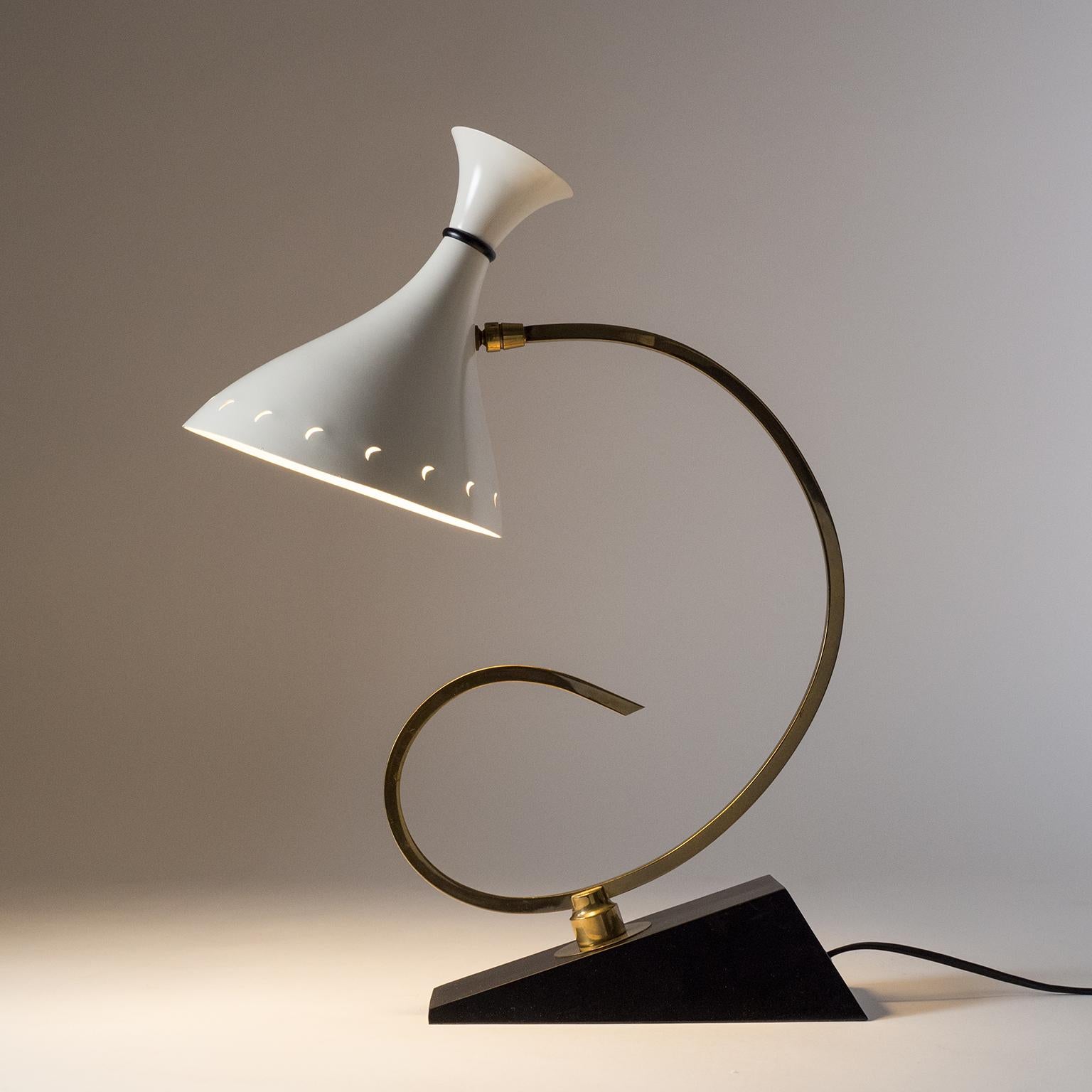 Lampe de table sculpturale française, années 1950 6