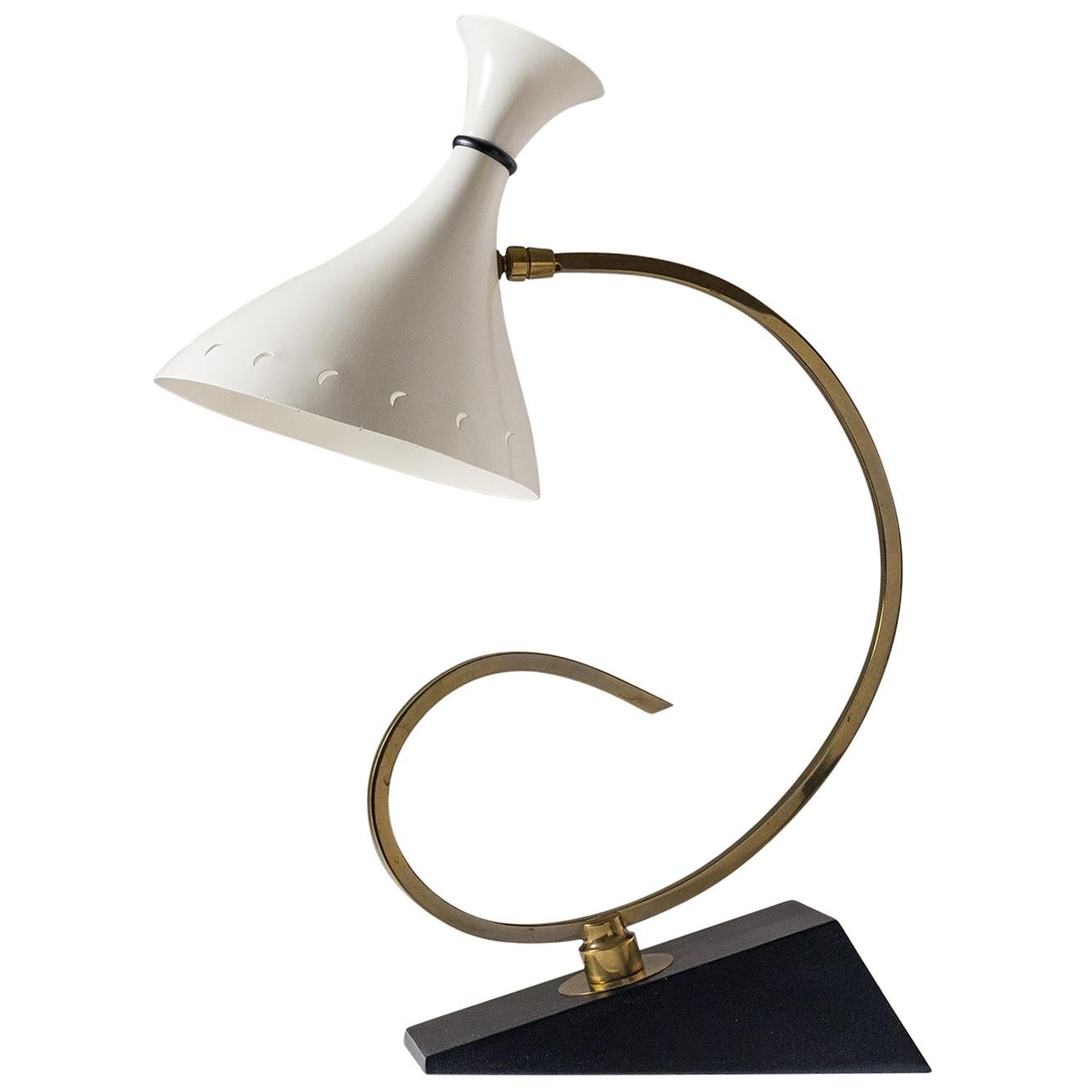 Sculptural French Table Lamp, 1950s