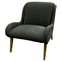 Rare 1950s Italian Mid-Century Modern Lounge Chair by Marco Zanuso