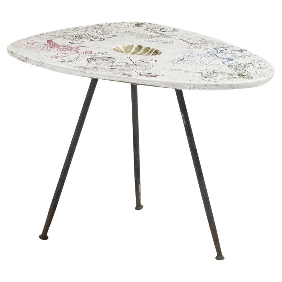 Rare 1950’s Italian Table by Alessio Tasca in vendita