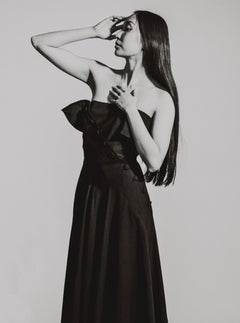 Rare 1950's Jean Dessès Haute Couture Bias Button Dress