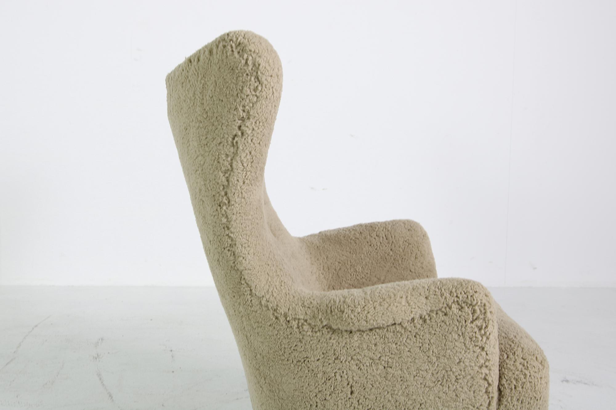 1950s wingback chair