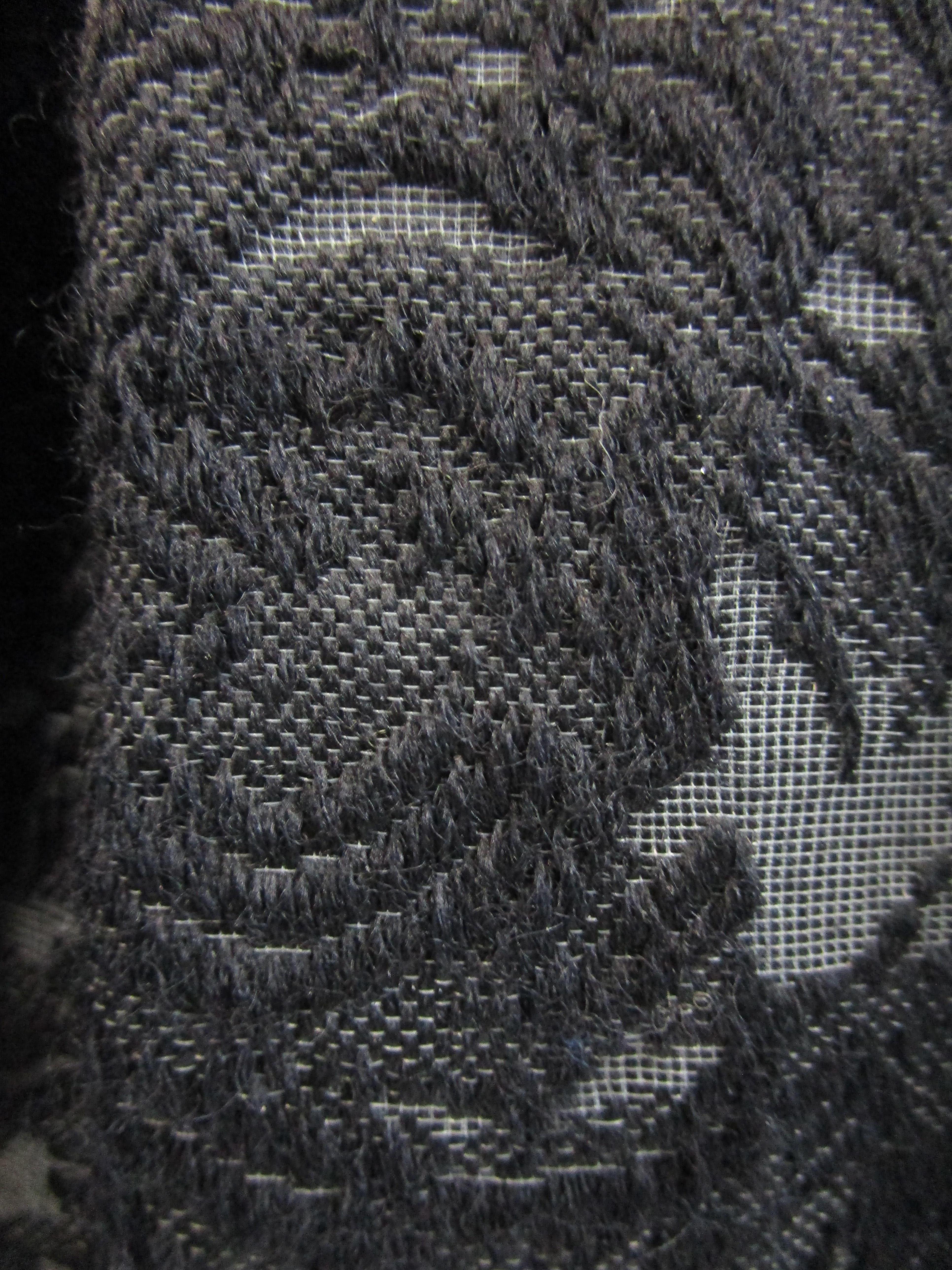 Rare 1950s Madame Gres licensed Black & Grey Embroidered Dress w/ Bolero Jacket For Sale 8