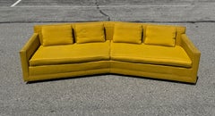 Rare Canapé en forme de "Chevron" des années 1950 MCM conçu par Baker Furniture