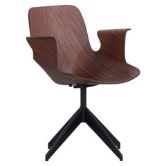 Rare 1950s "Medea" Swivel Office Chair