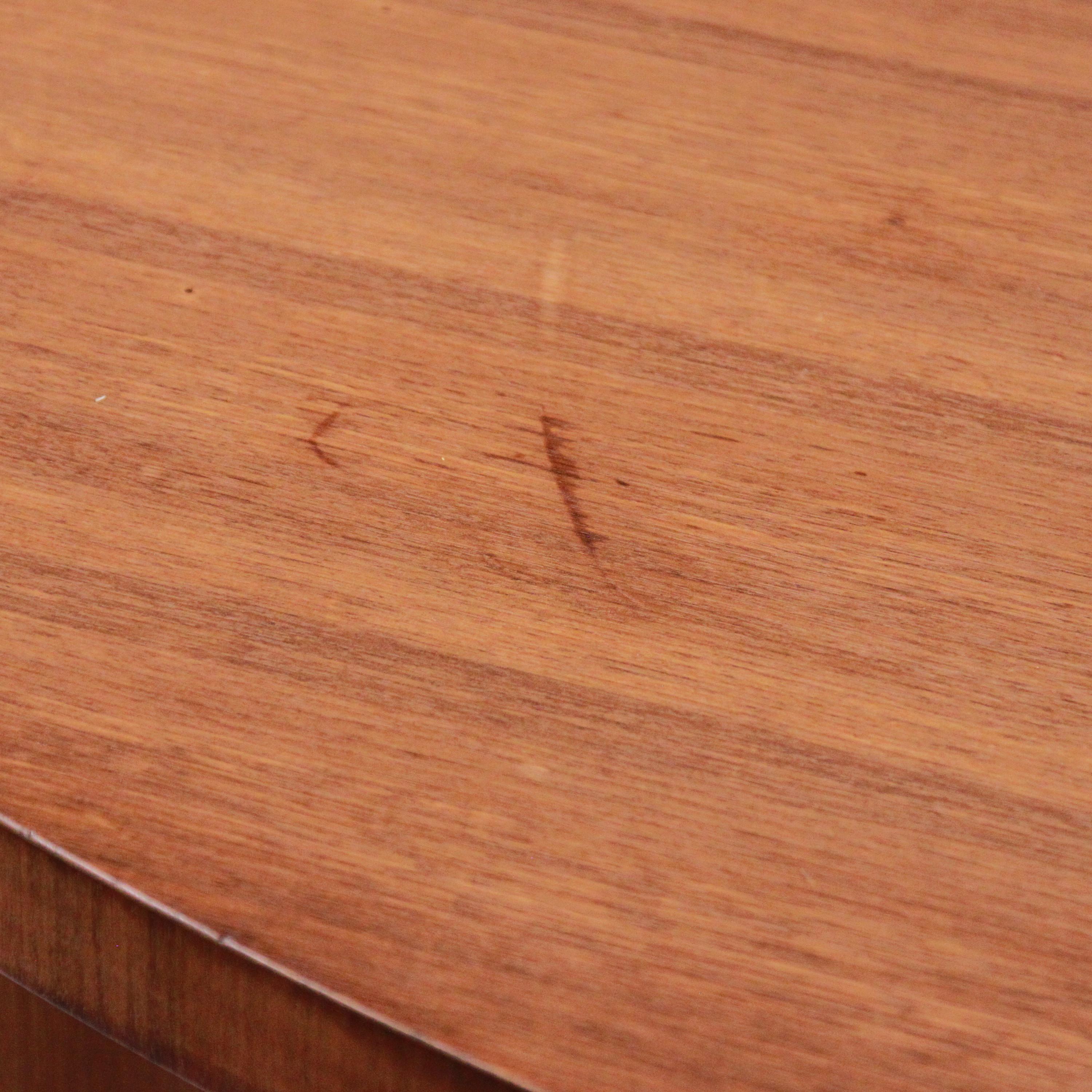 Rare 1950s Mid-Century Modern Executive Series Kidney-Shaped Desk by Stow Davis 4