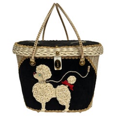 Rare 1950s Midas of Miami Poodle Purse