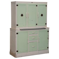 Used Rare 1950s Original Metal and Wood Kitchenpryde Larder Cupboard Stunning Patina