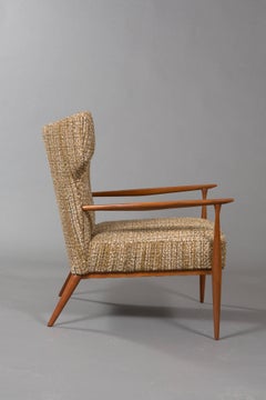 Rare 1950s Paul McCobb Wingback Lounge Chair