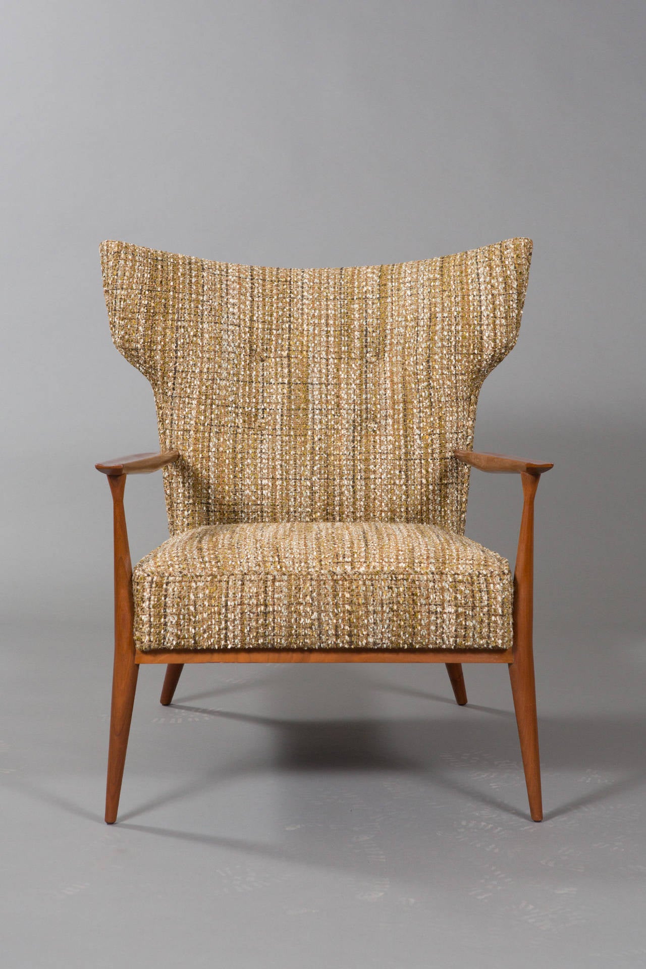 Mid-Century Modern Rare 1950s Paul McCobb Wingback Lounge Chair