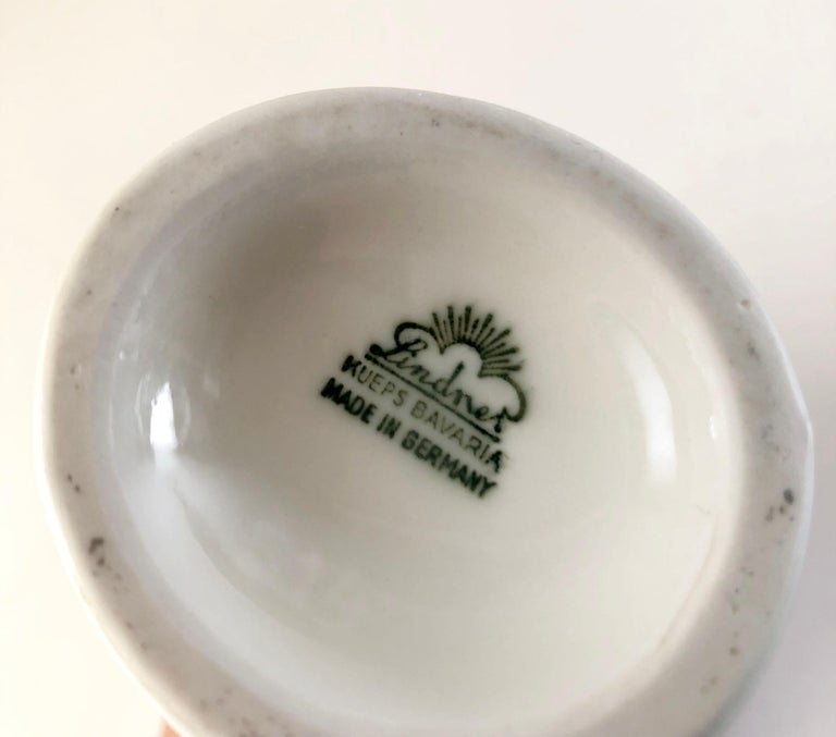 Rare 1950s Porcelain Lindner Sensual Bavarian German Modernist Vase For  Sale at 1stDibs