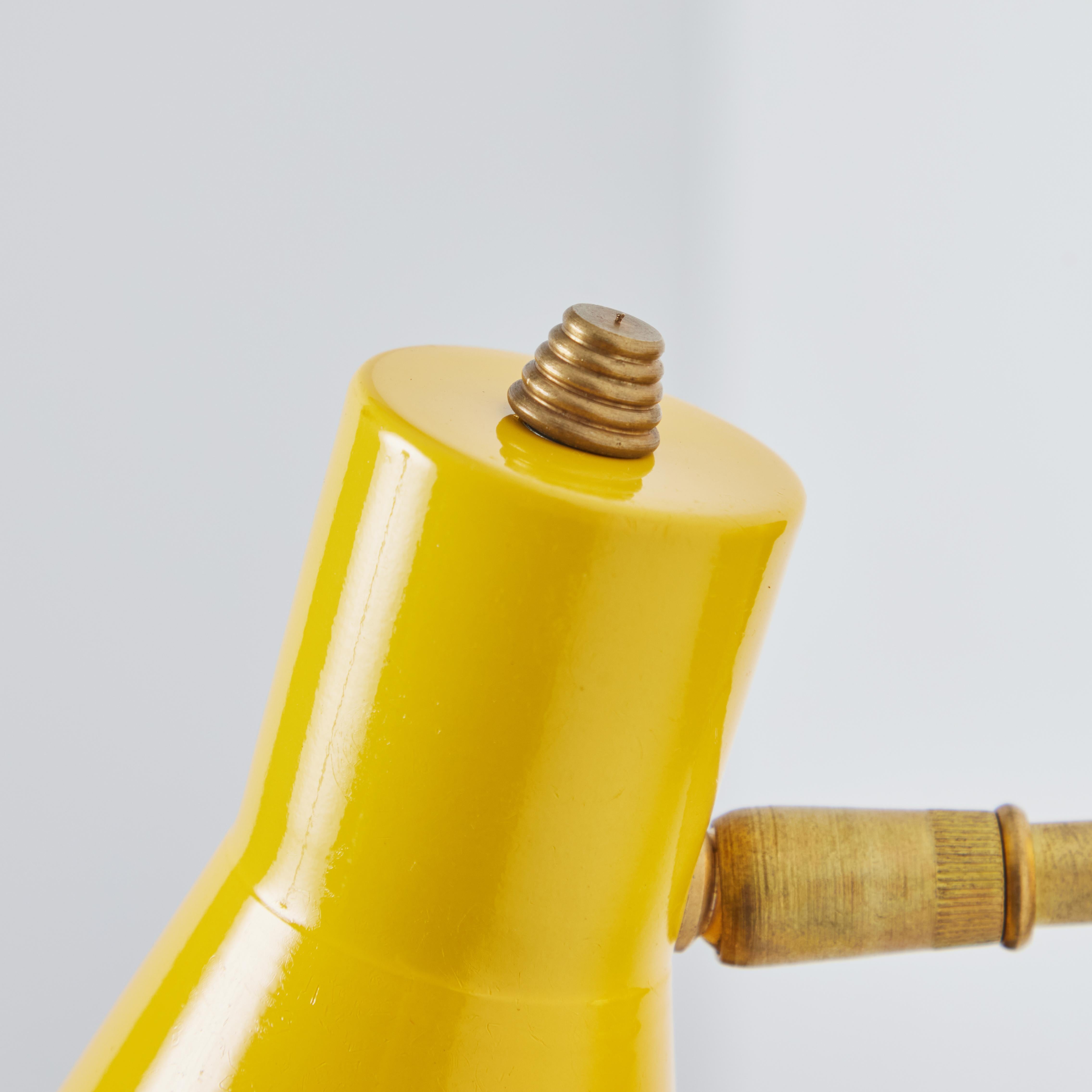 Rare 1950s Robert Mathieu Perforated Yellow Metal and Brass Wall Sconce For Sale 1