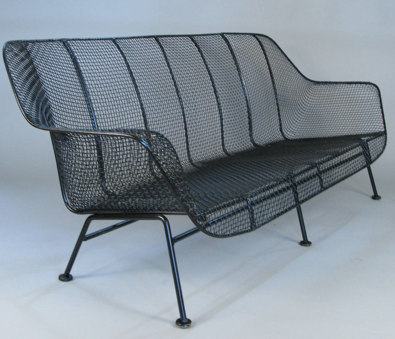 Wrought Iron Rare 1950s Sculpture Sofa by Russell Woodard
