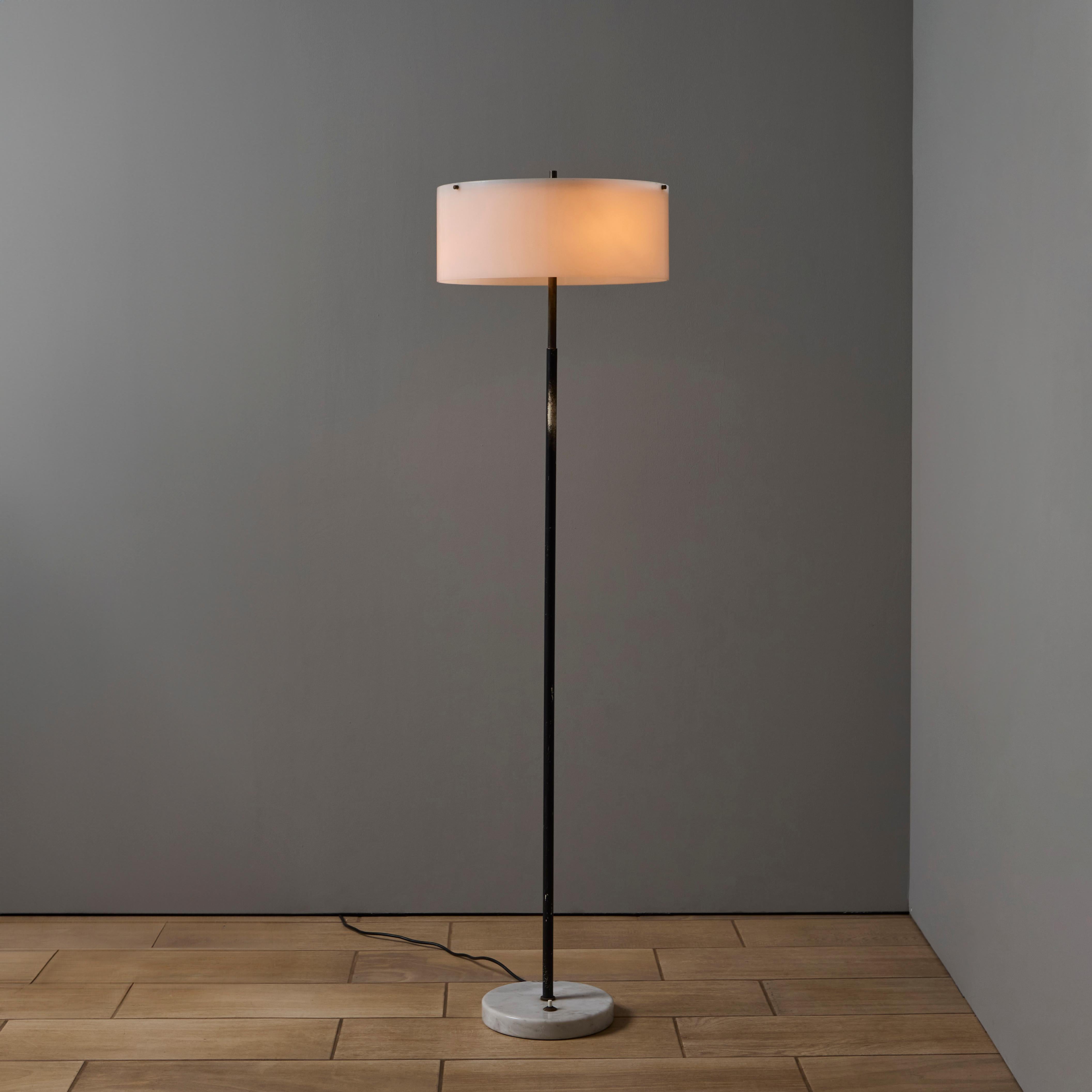 Mid-Century Modern Rare 1950s Stilux Milano Floor Lamp in the Manner of Tito Agnoli For Sale