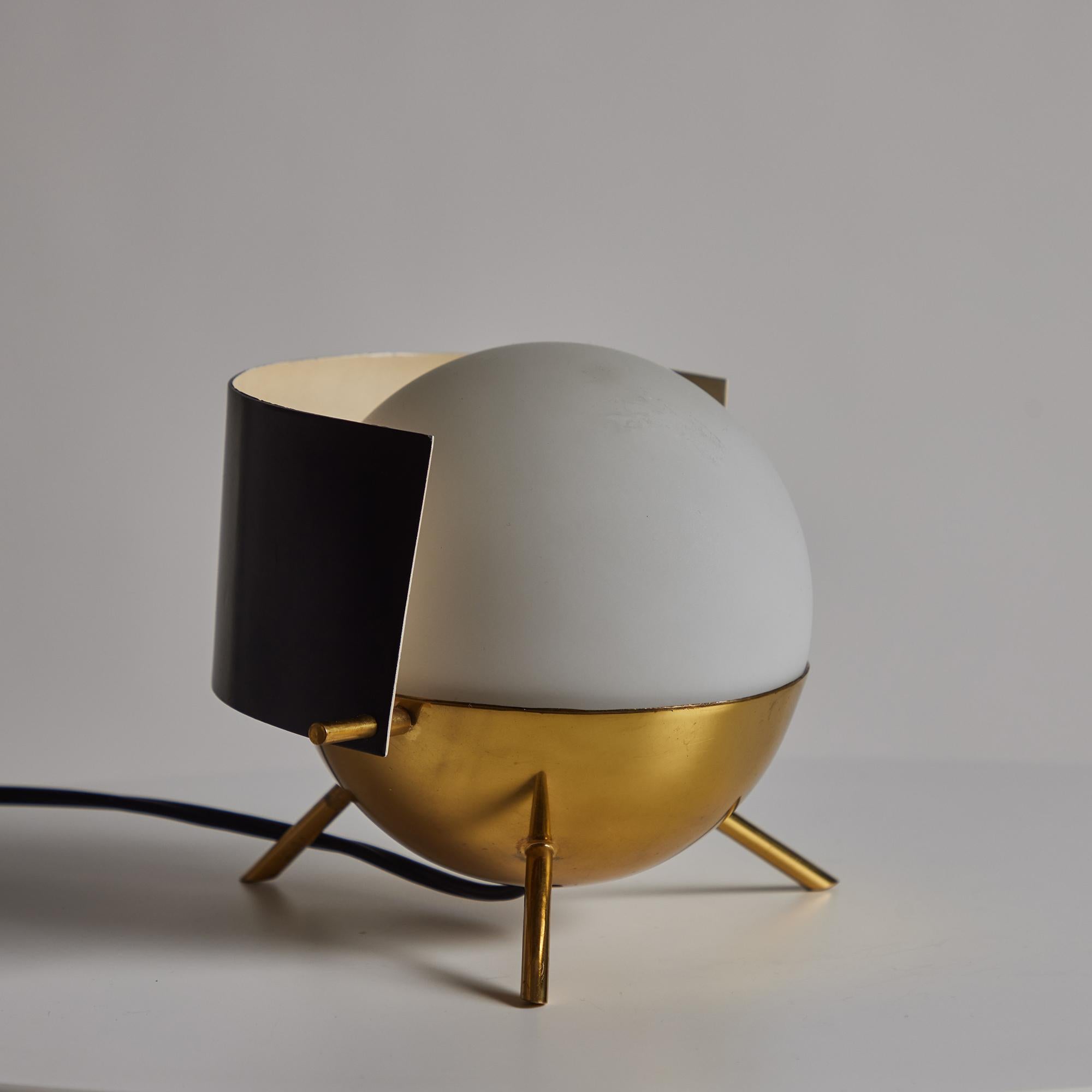Rare 1950s Stilux Milano Tripod 'Visor' Table Lamp 1