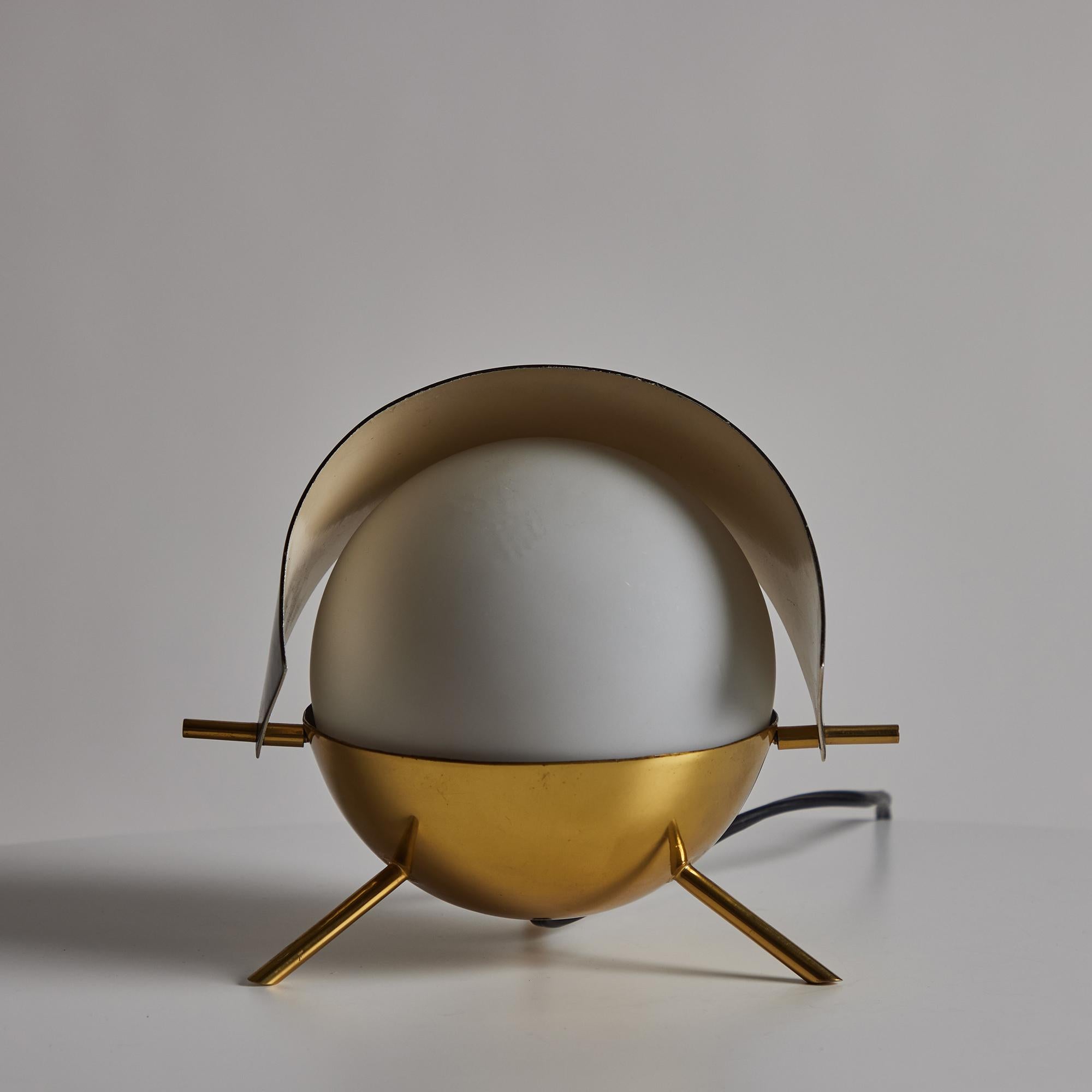 Rare 1950s Stilux Milano Tripod 'Visor' Table Lamp 2
