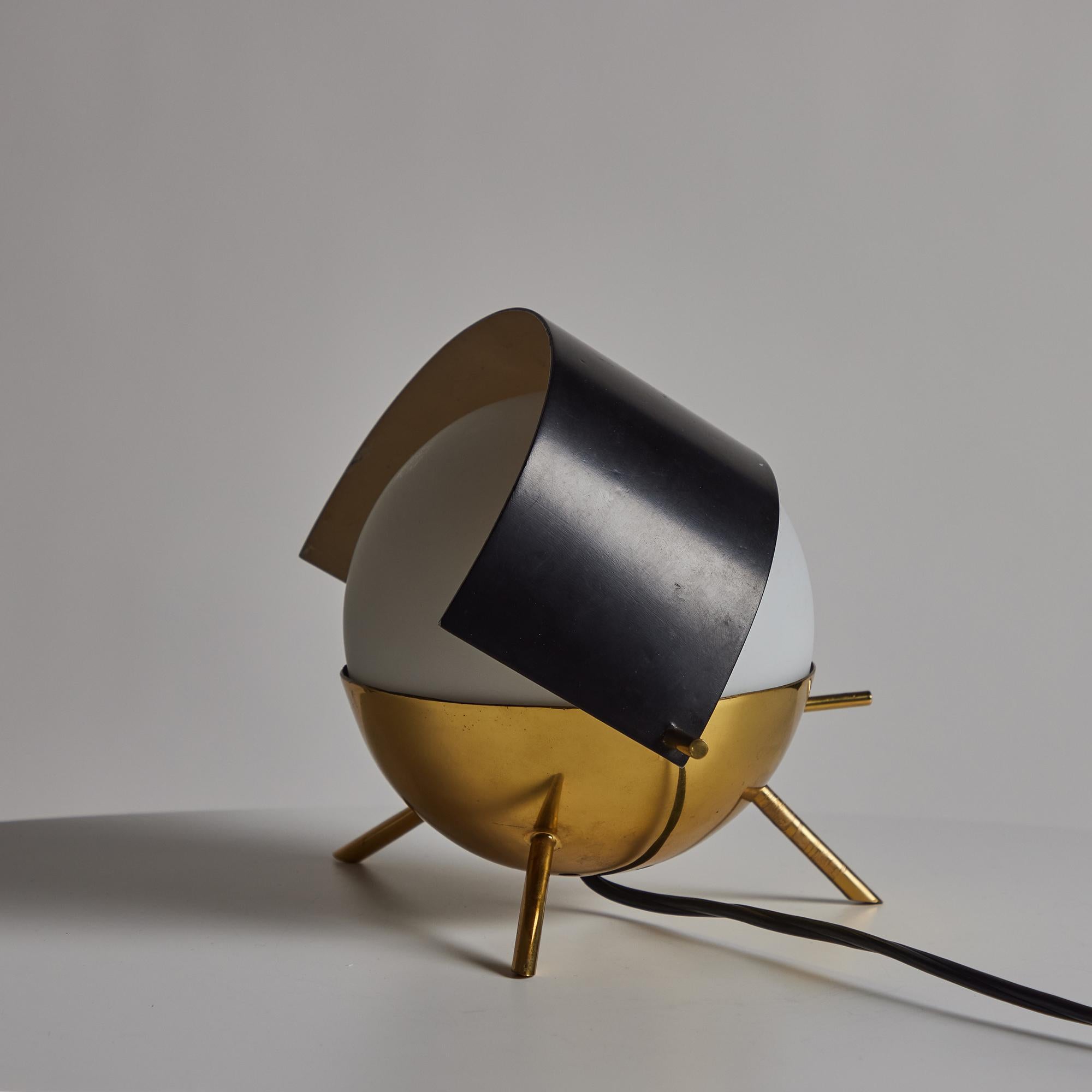 Rare 1950s Stilux Milano Tripod 'Visor' Table Lamp 4