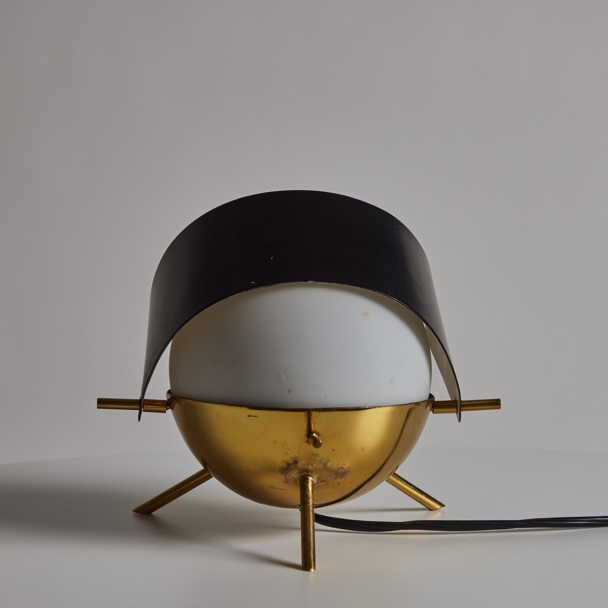 Rare 1950s Stilux Milano Tripod 'Visor' Table Lamp 5
