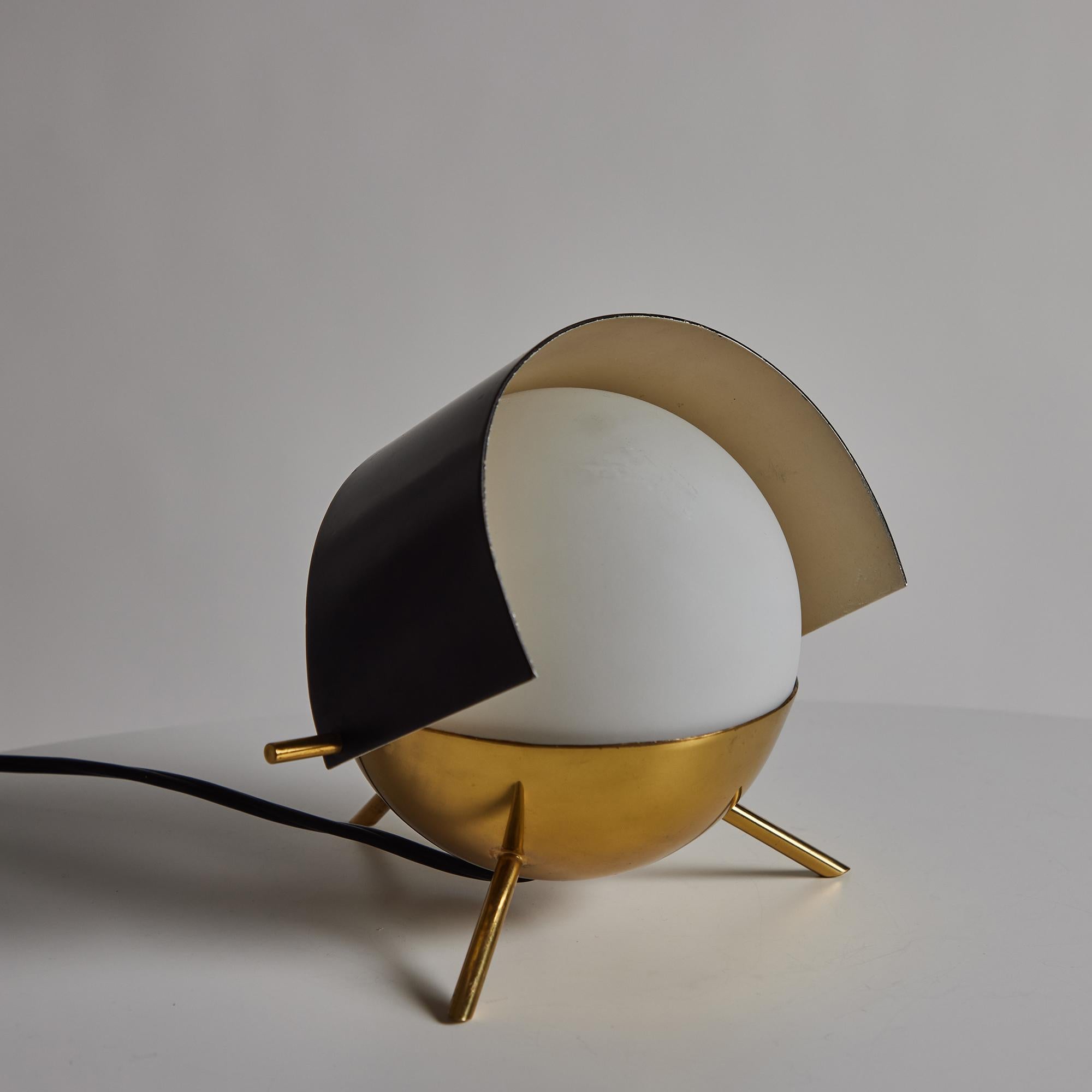 Rare 1950s Stilux Milano Tripod 'Visor' Table Lamp 8
