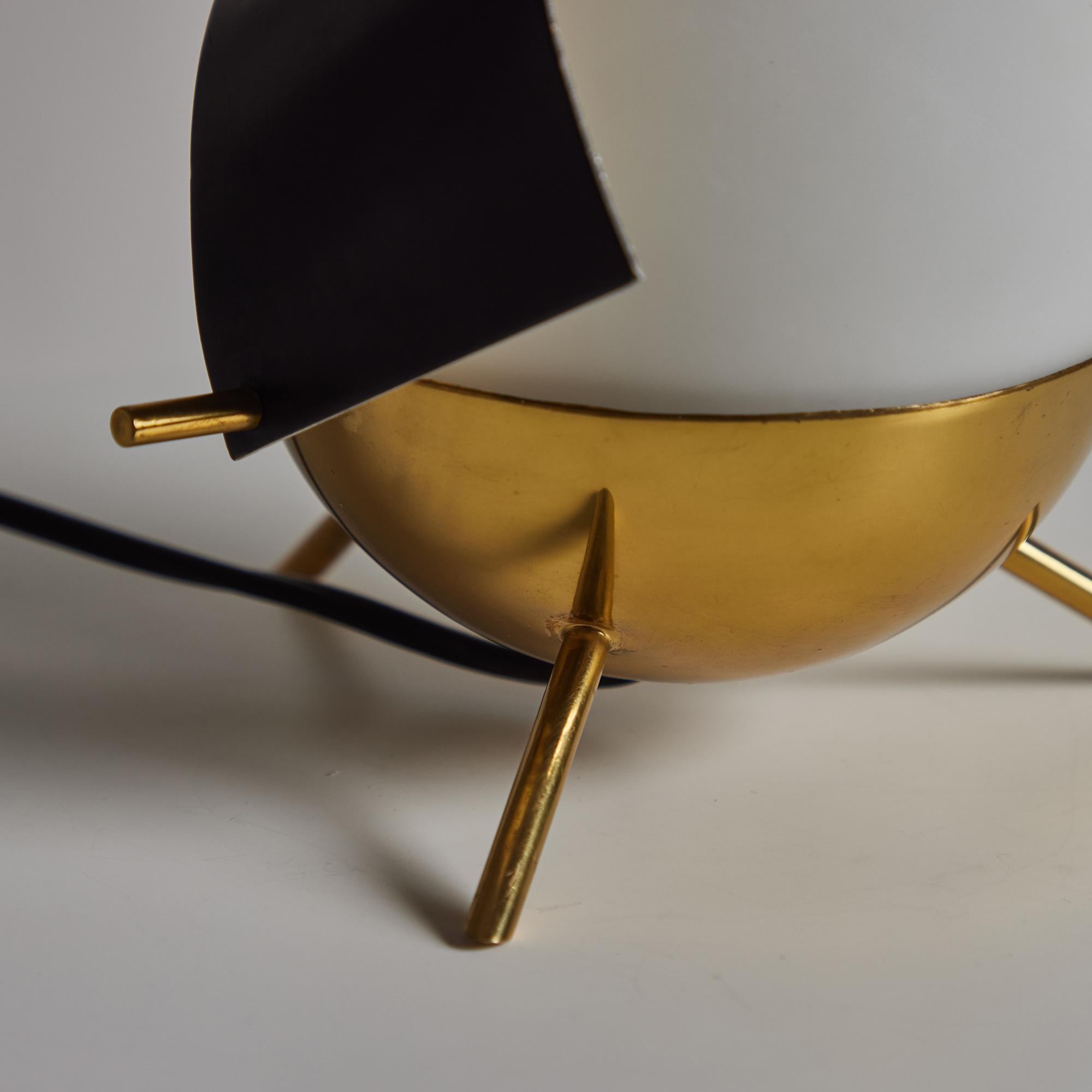 Rare 1950s Stilux Milano Tripod 'Visor' Table Lamp 9