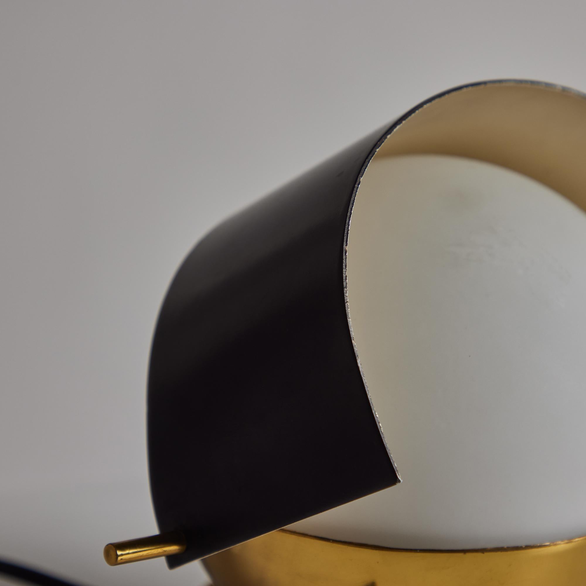 Rare 1950s Stilux Milano Tripod 'Visor' Table Lamp 10