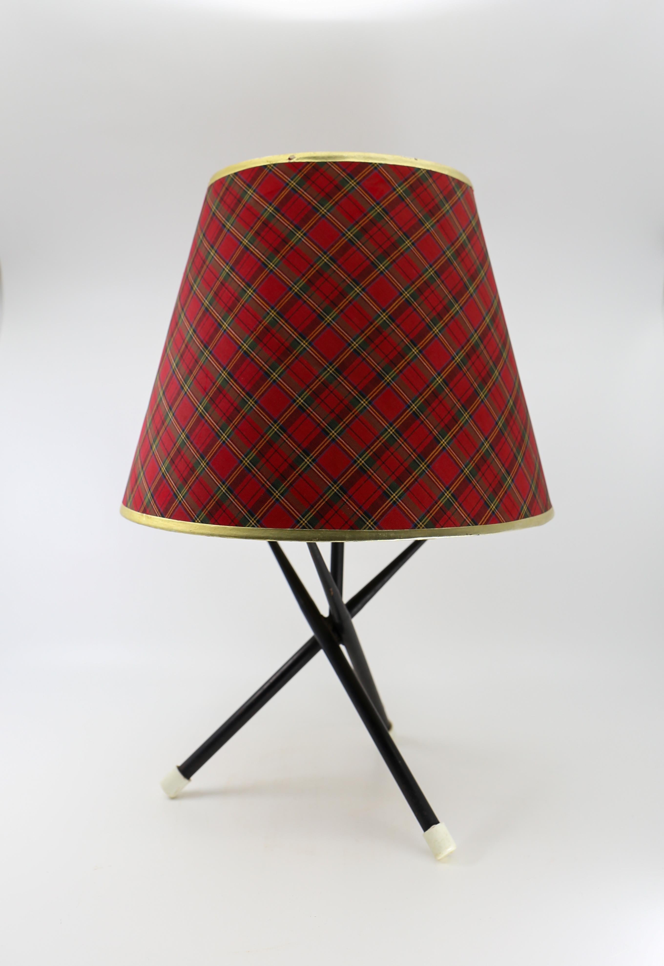 Mid-Century Modern Rare 1950s Tripod Table Lamp For Sale