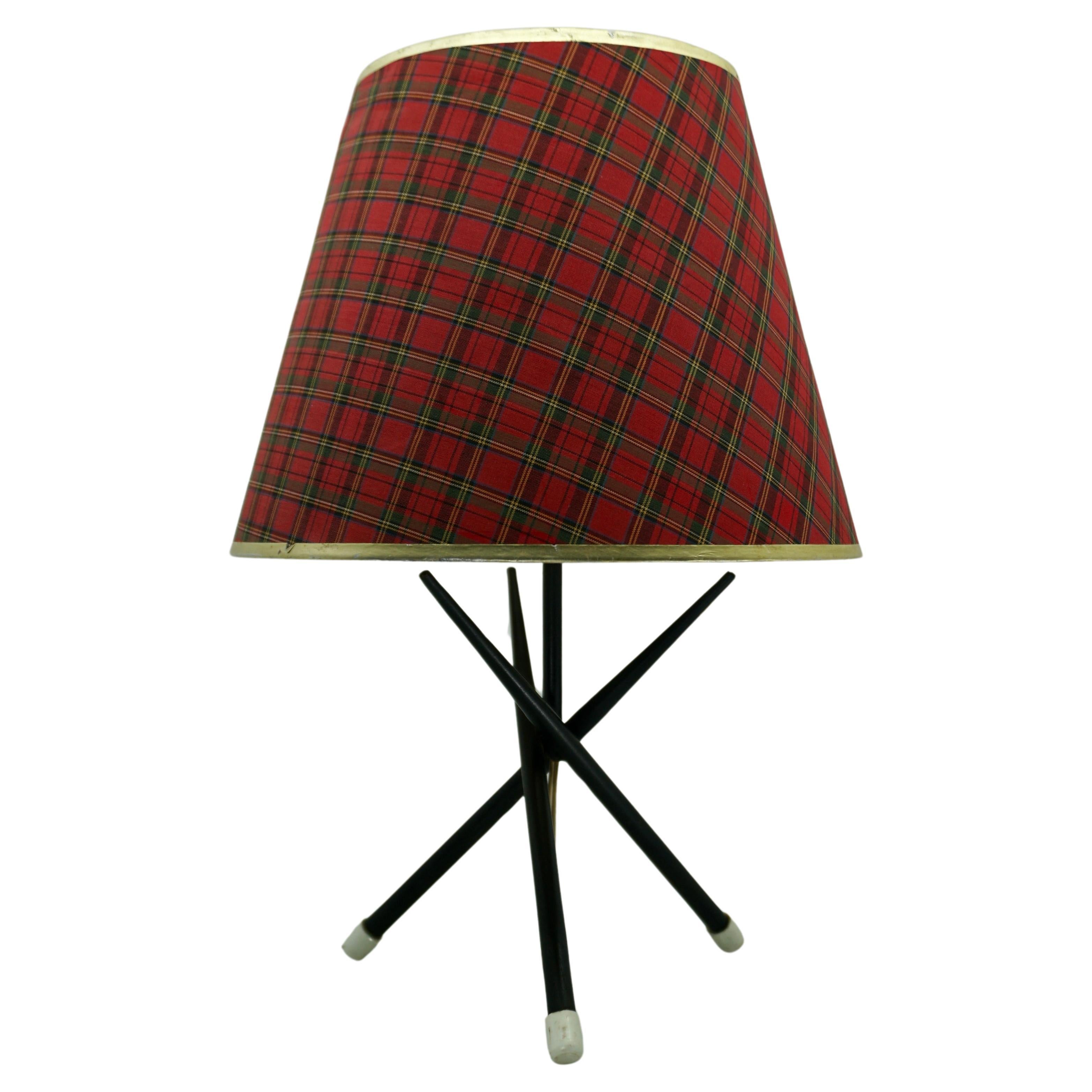 Rare 1950s Tripod Table Lamp