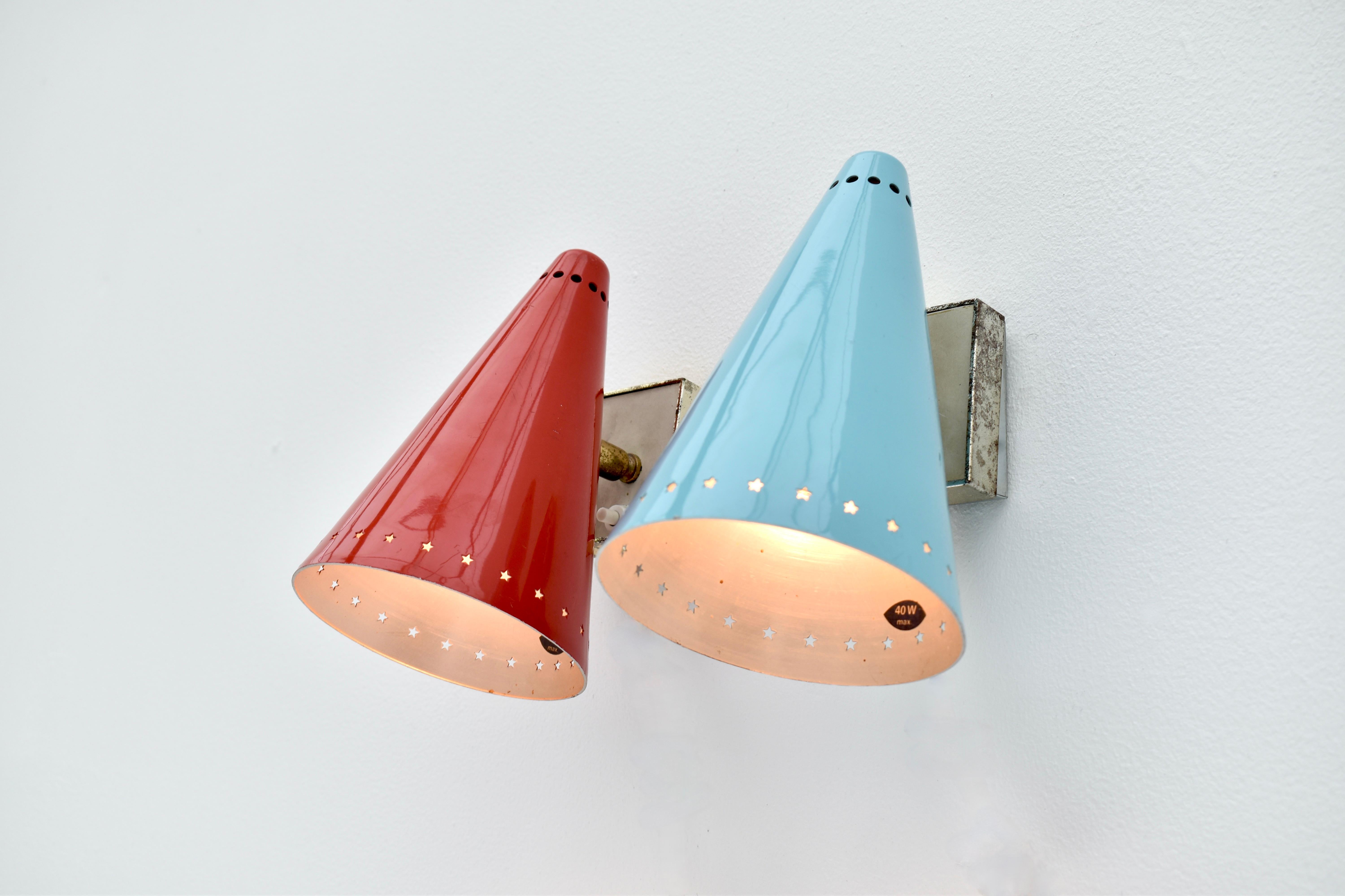 Rare 1950s Wall Sconces By G.A. Scott For Maclamp Company, London For Sale 6