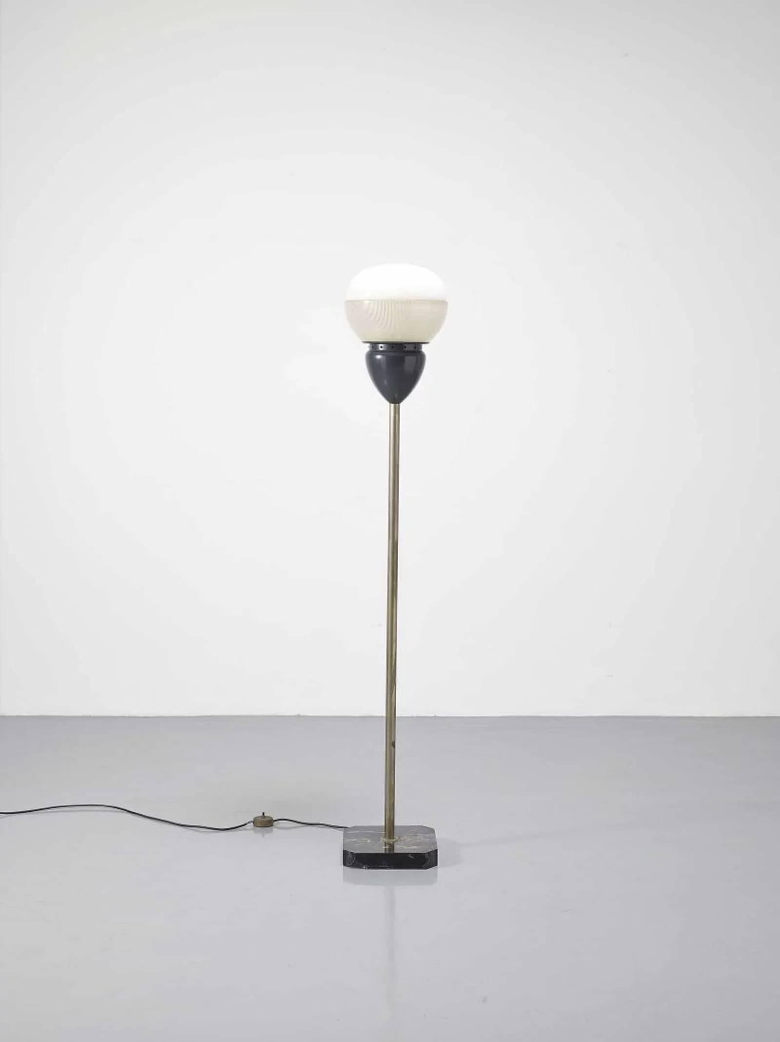 Mid-Century Modern Monumental 1960 Sergio Mazza Floor Lamp for Artemide