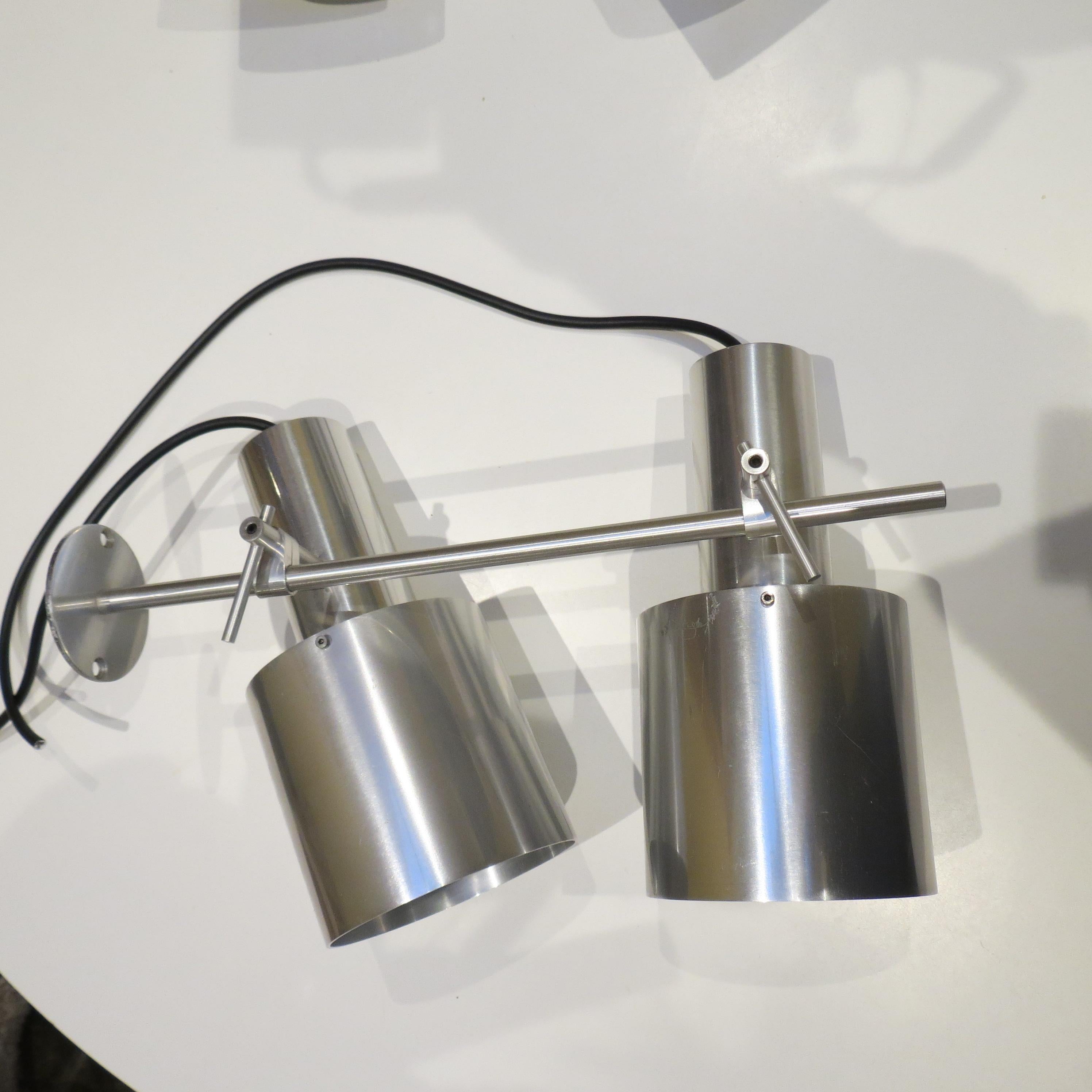 Rare 1960s Aluminium Ceiling Light Peter Nelson Architectural Lighting 2 availa For Sale 2