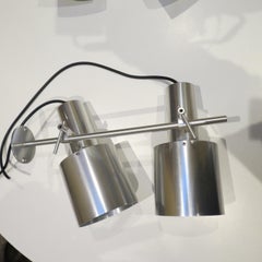 Rara plafoniera in alluminio degli anni '60 Peter Nelson Architectural Lighting 2 disponibile