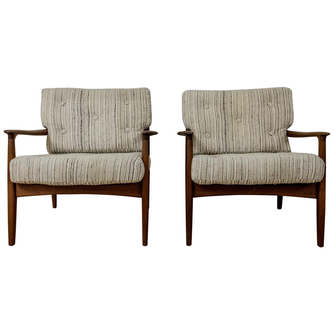 Rare 1960s Easy-Chairs 2 from Eugen Schmidt Soloform, Germany For Sale