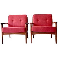Rare 1960s Easy-Chairs 2 from Eugen Schmidt Soloform, Germany Rare 1960s Easy-Chairs 2 from Eugen Schmidt Soloform, Germany