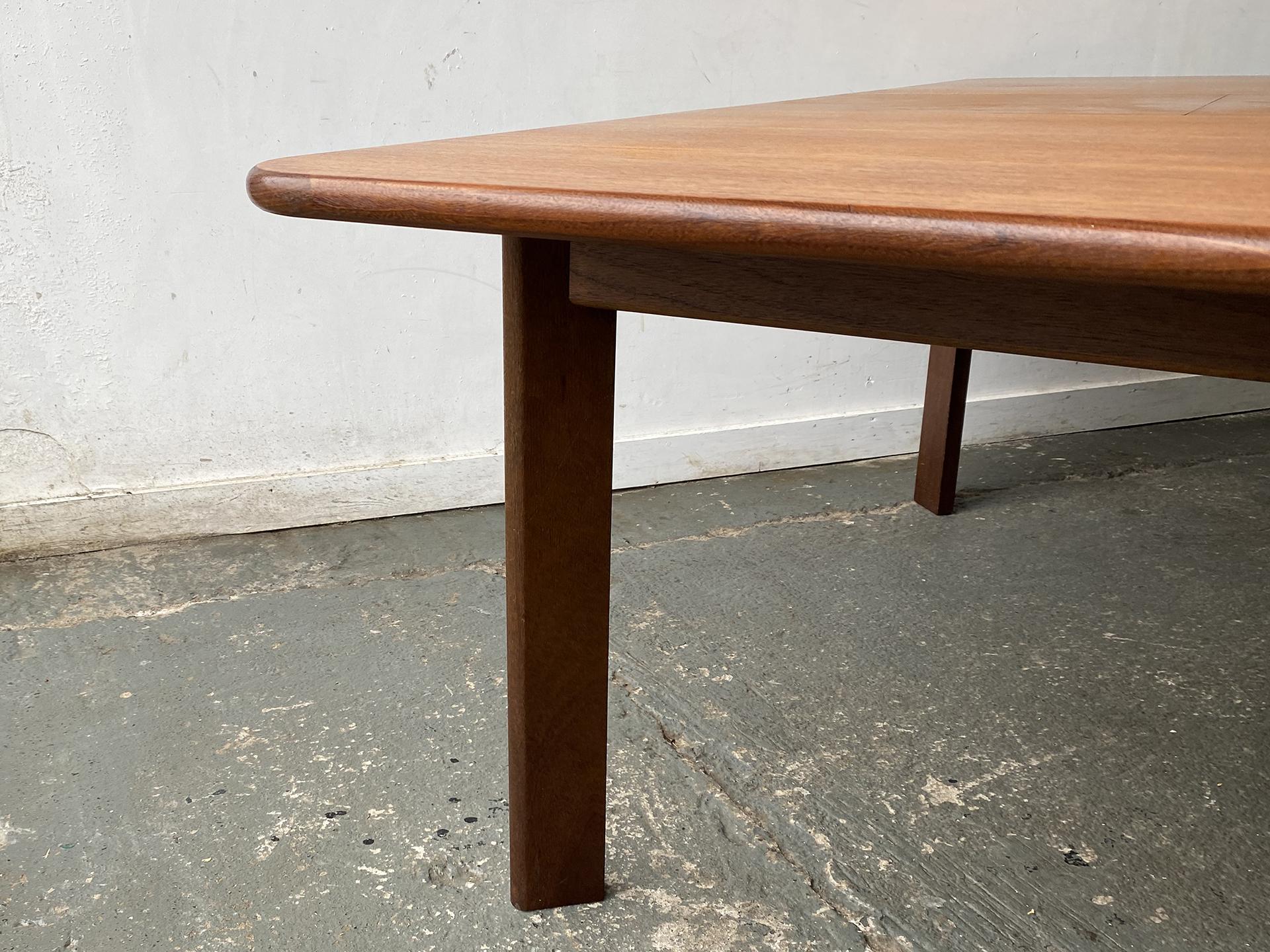Rare 1960’s mid century G Plan dining table with angled legs For Sale 1