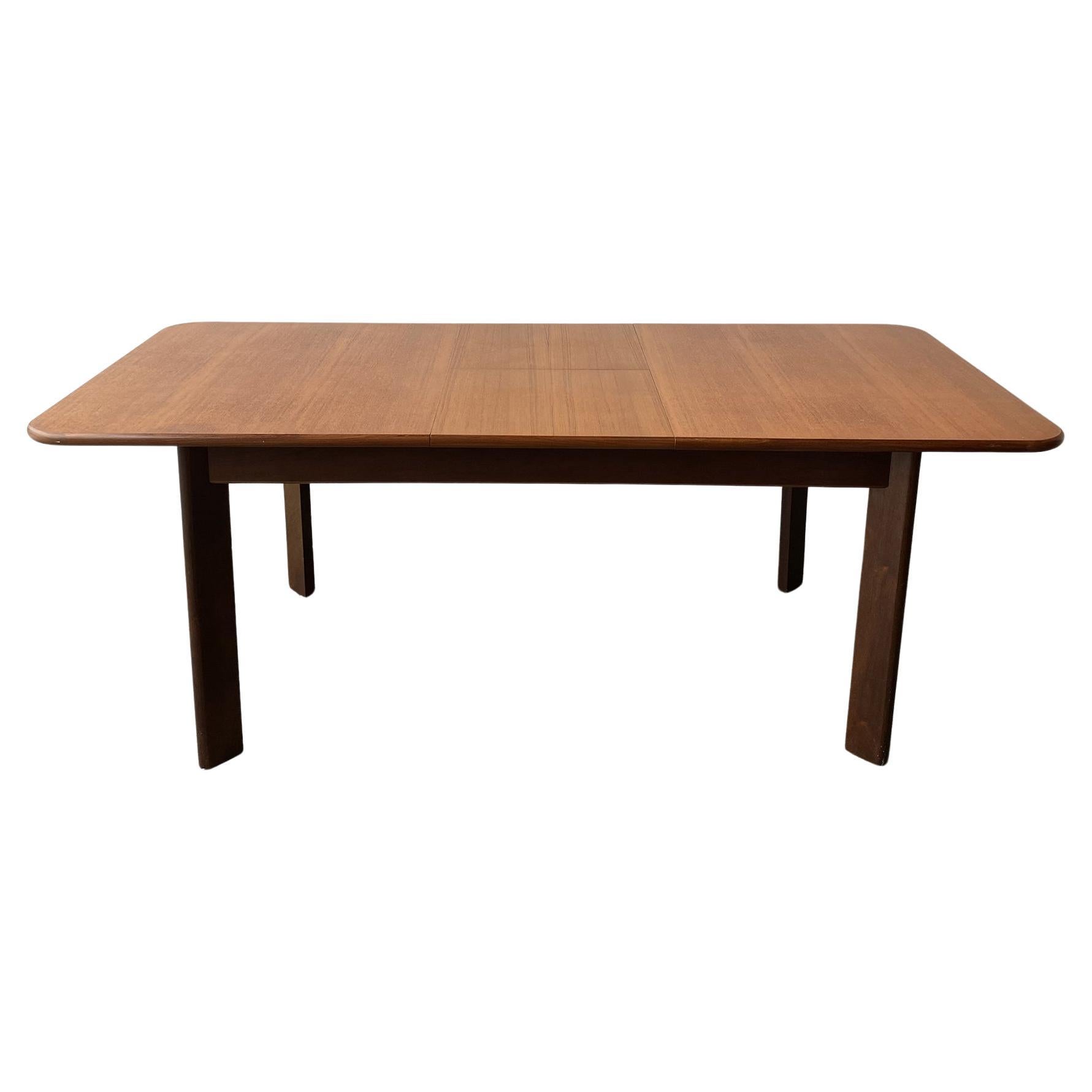 Rare 1960’s mid century G Plan dining table with angled legs